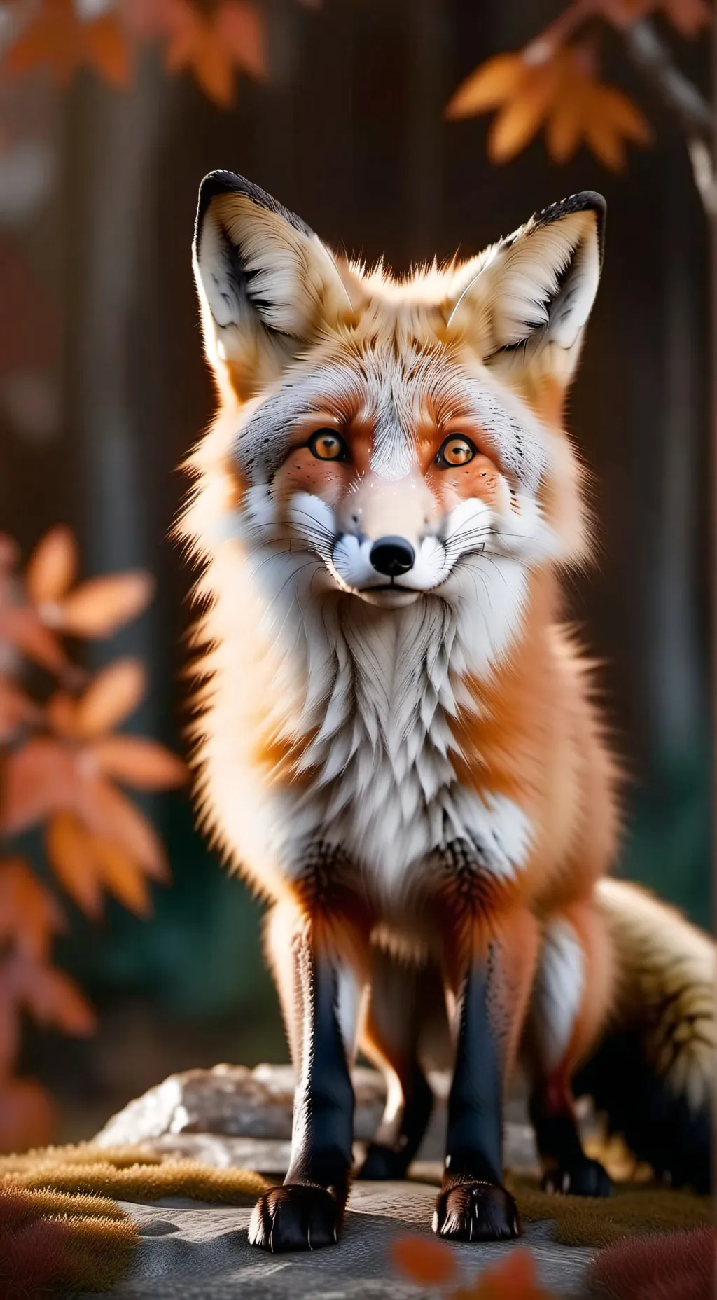 ai character: foxy background