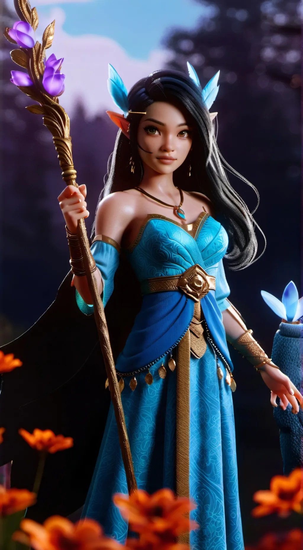 ai character: Aphmau  background