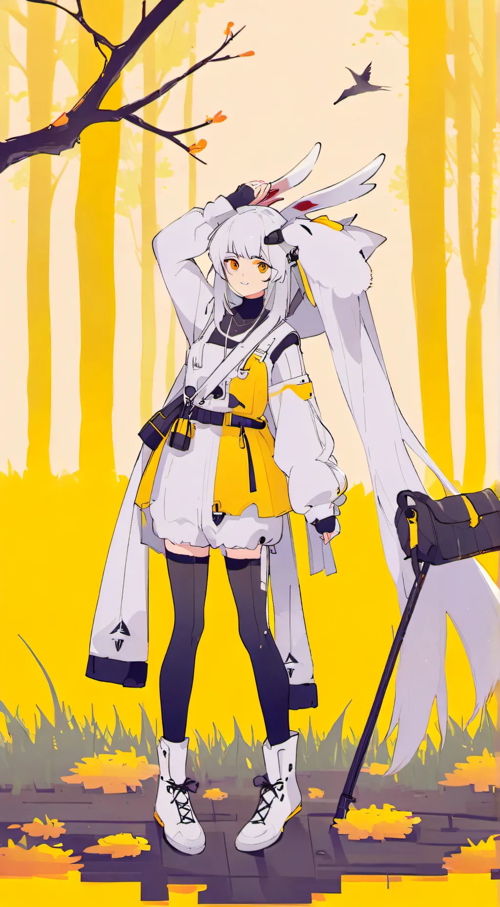 ai character: Luna Blanca background