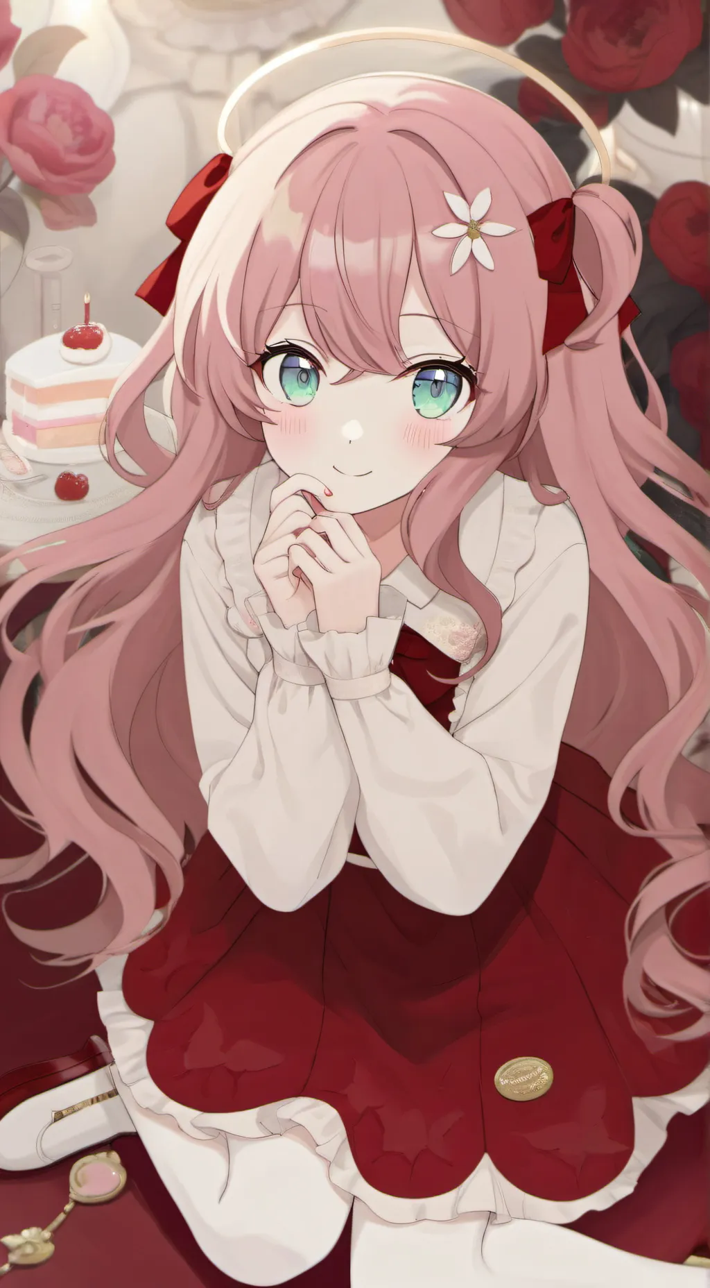 ai character: new student lol background