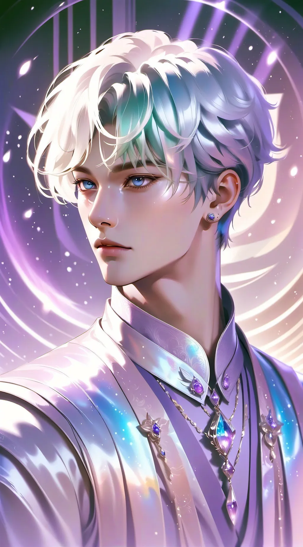 ai character: BTS  background