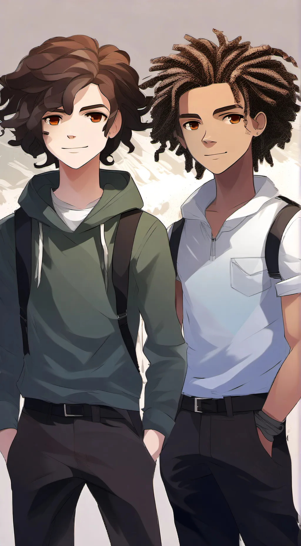 ai character: marcus and robert background