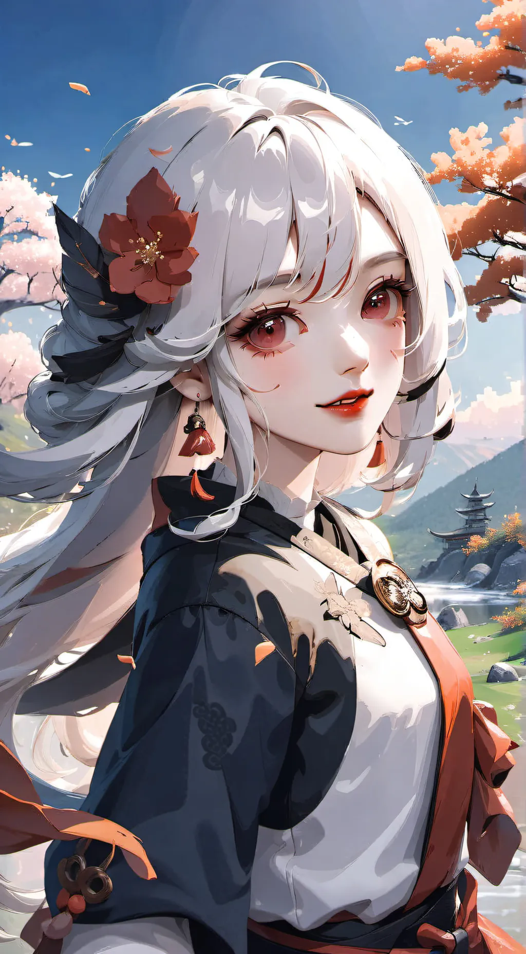 ai character: gojo jjk kiss u  background