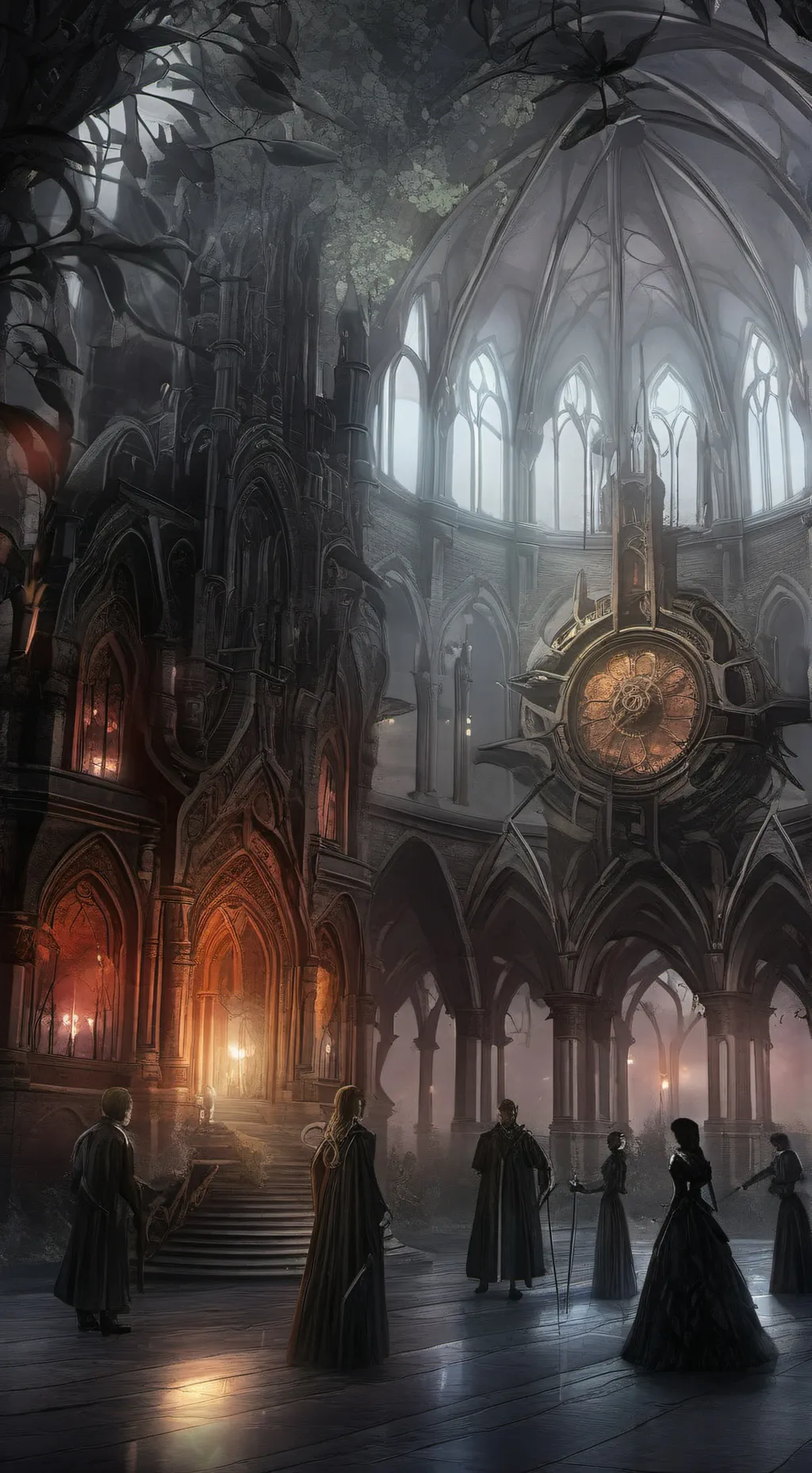 ai character: Dungeon background