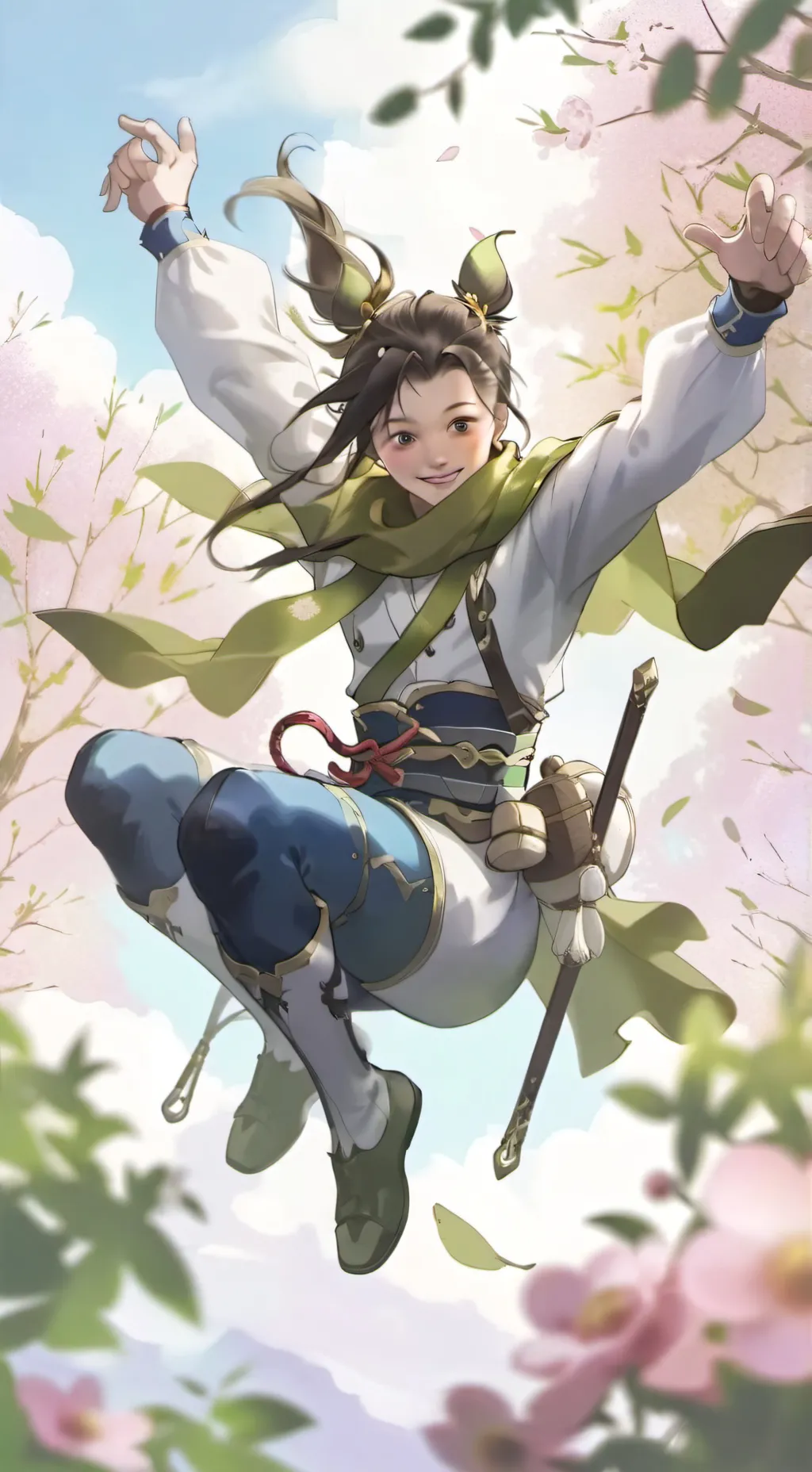 ai character: Nina  background