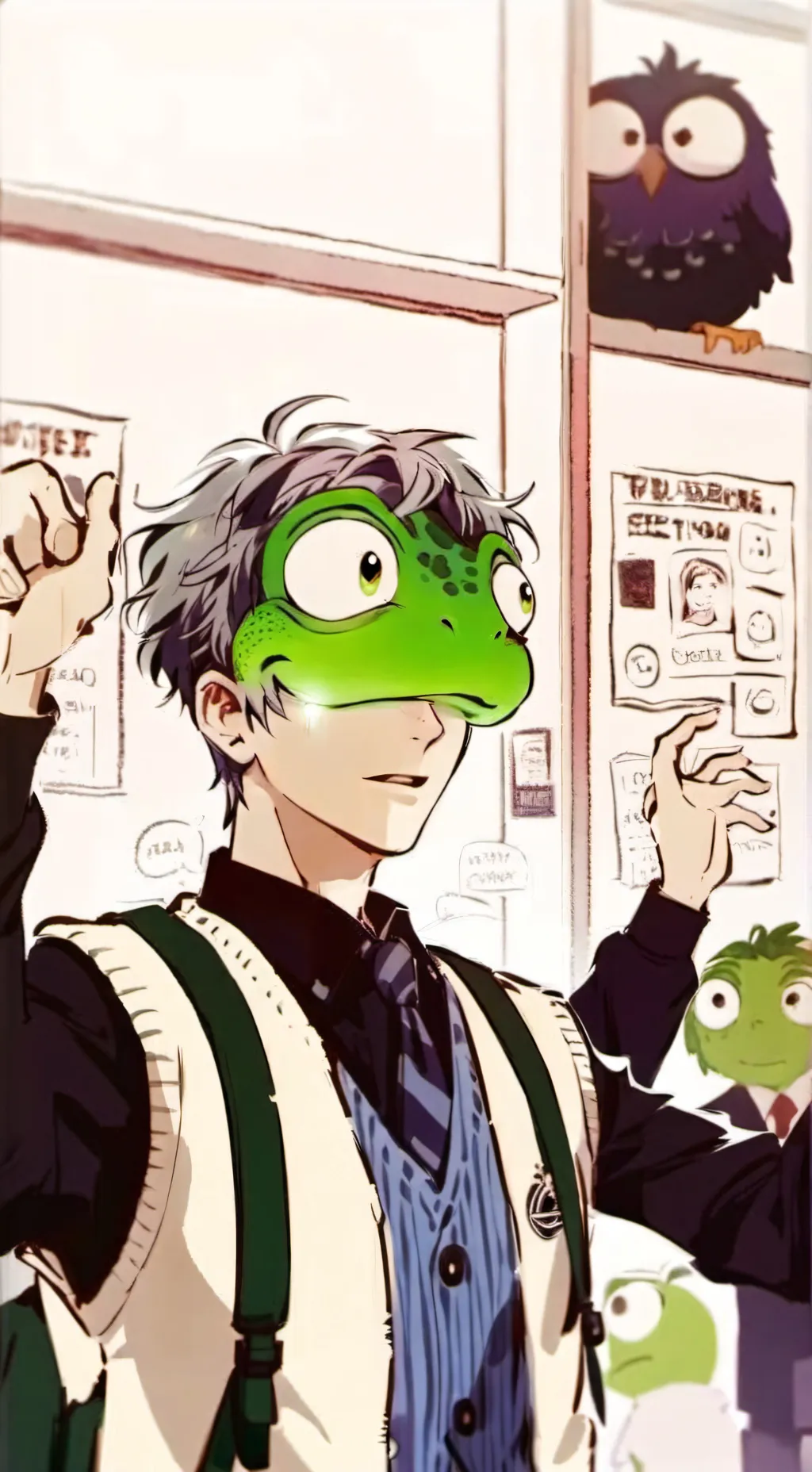 ai character: Glixar background