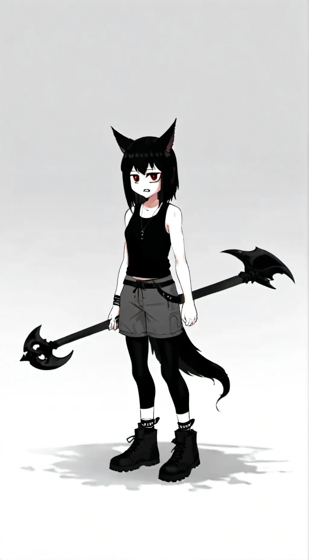 ai character: Anti-kitty  background