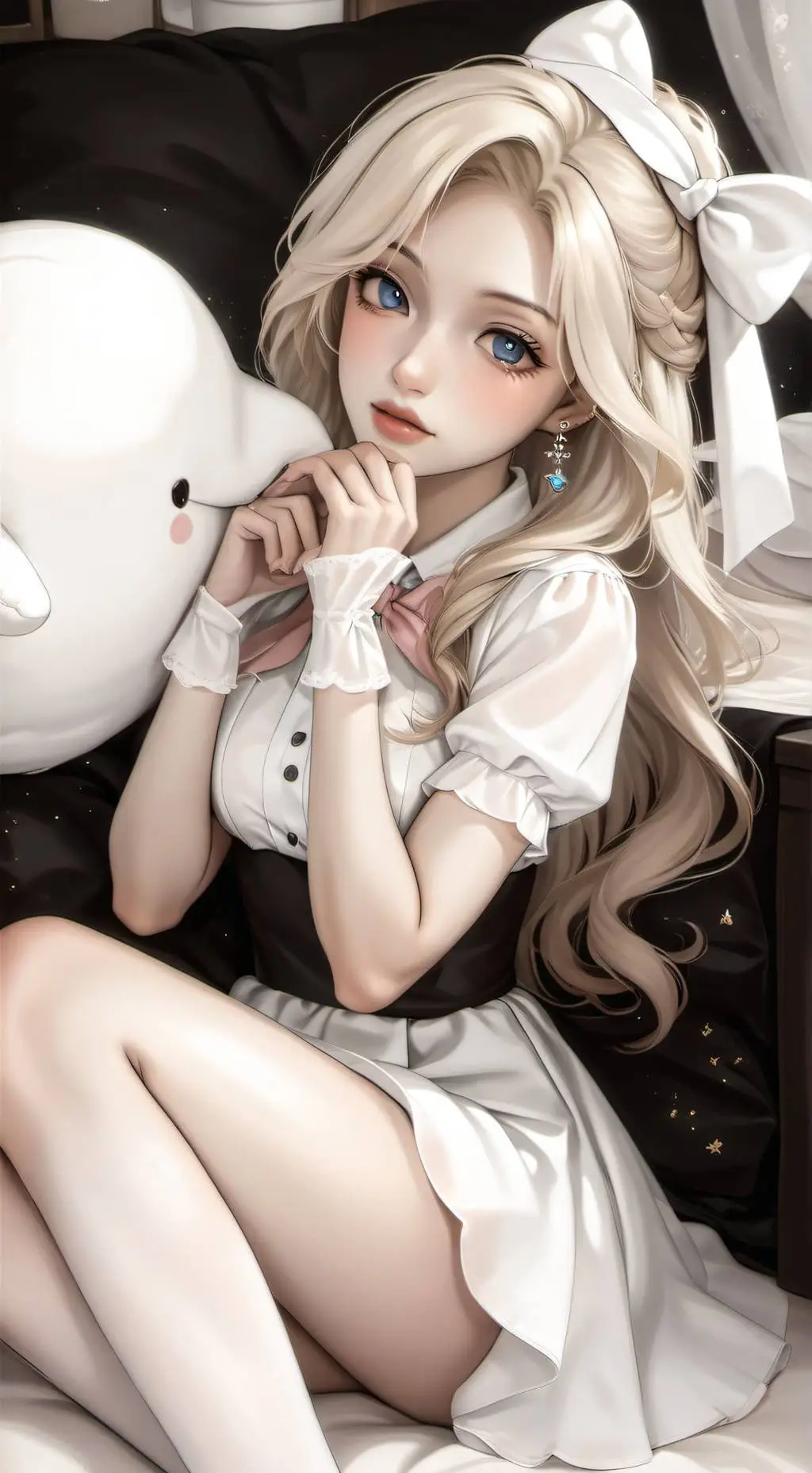 ai character: Winter background