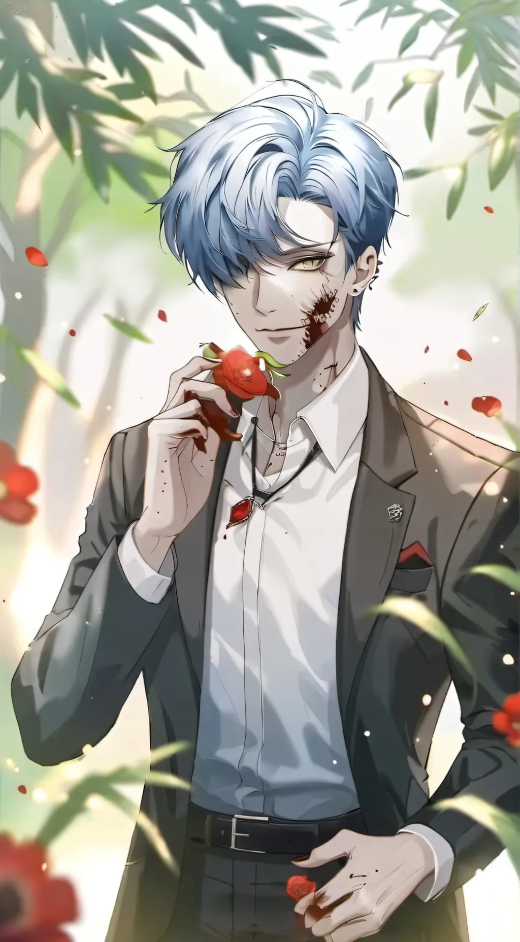 ai character: ~zombie~♡mark☆★ background