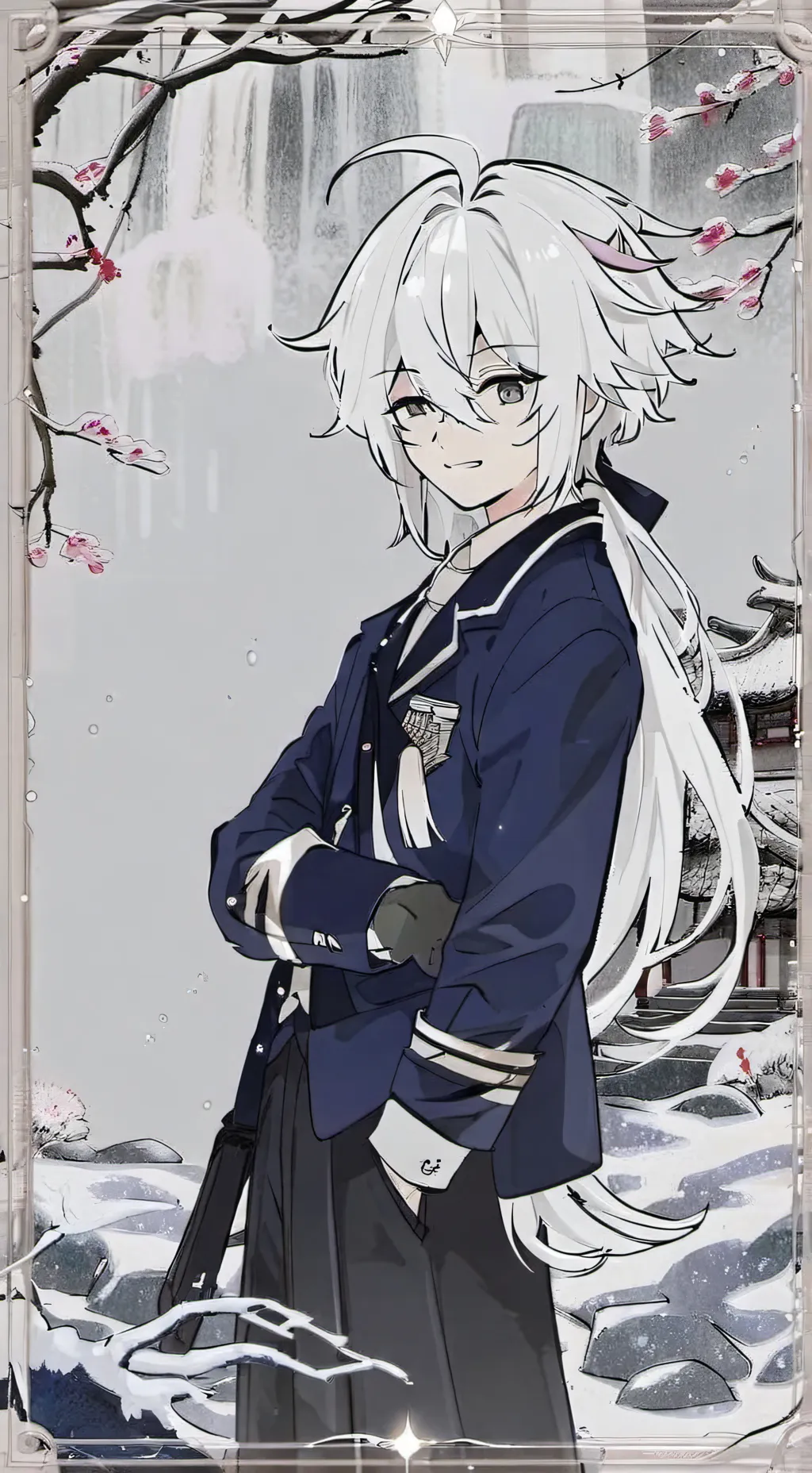 ai character: CHIP X MISS BLOOMI background