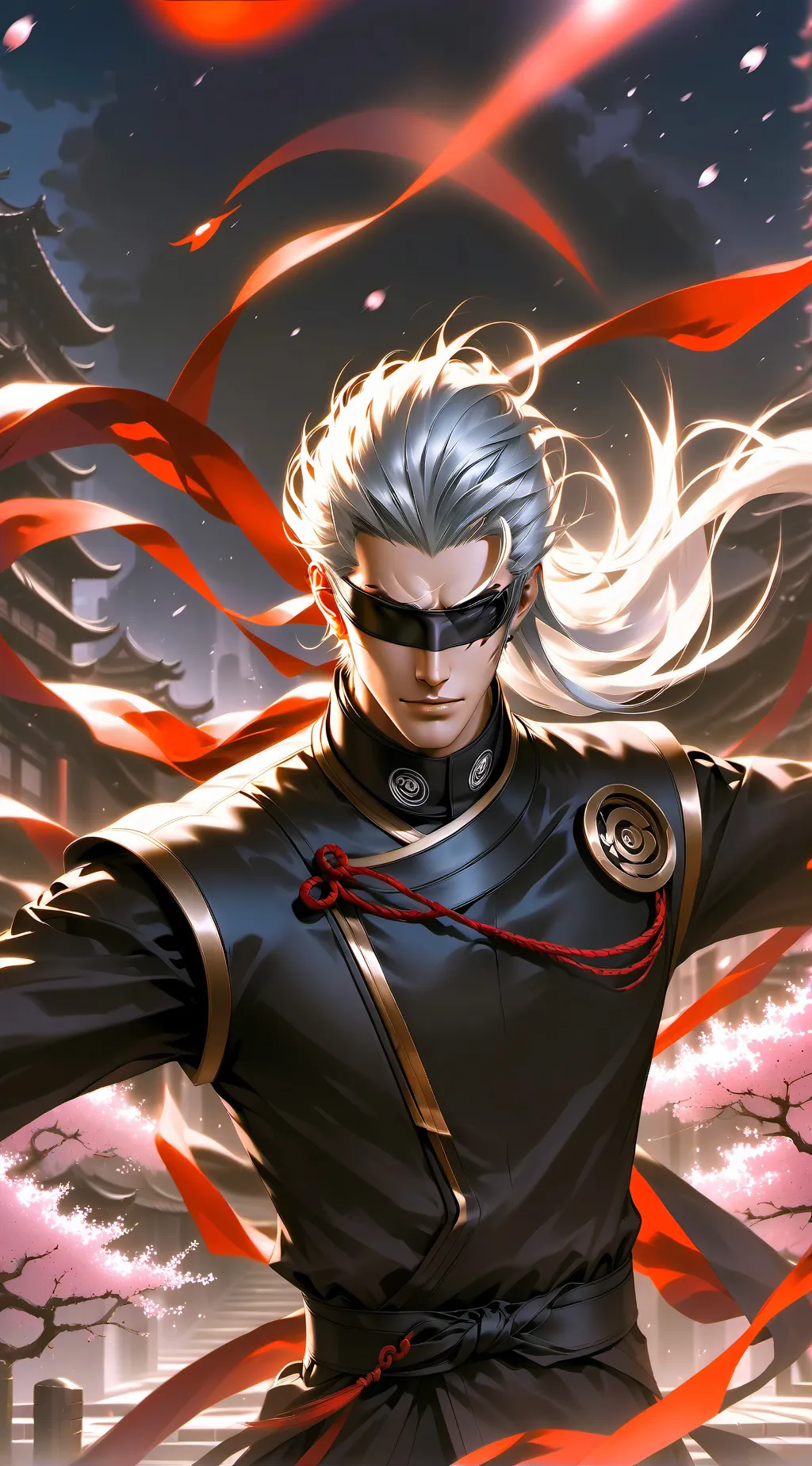 ai character: Satoru Gojo background