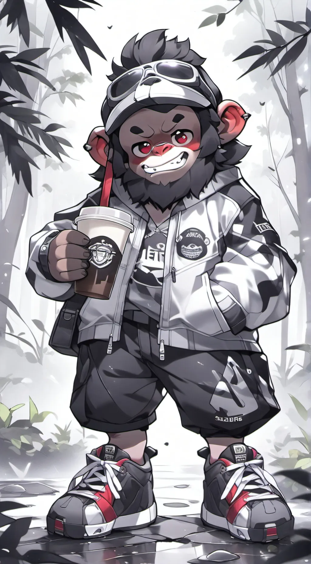 ai character: DeadpoolVRplays background