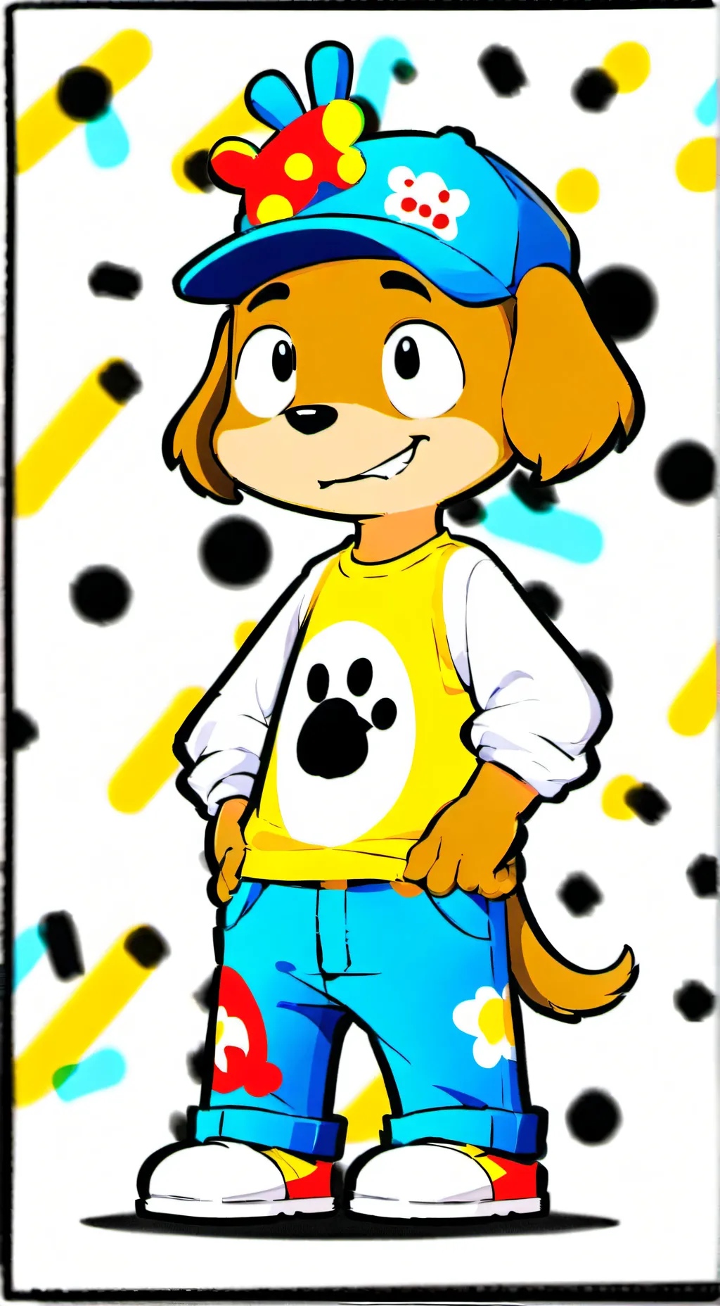 ai character: Dogman Movie background