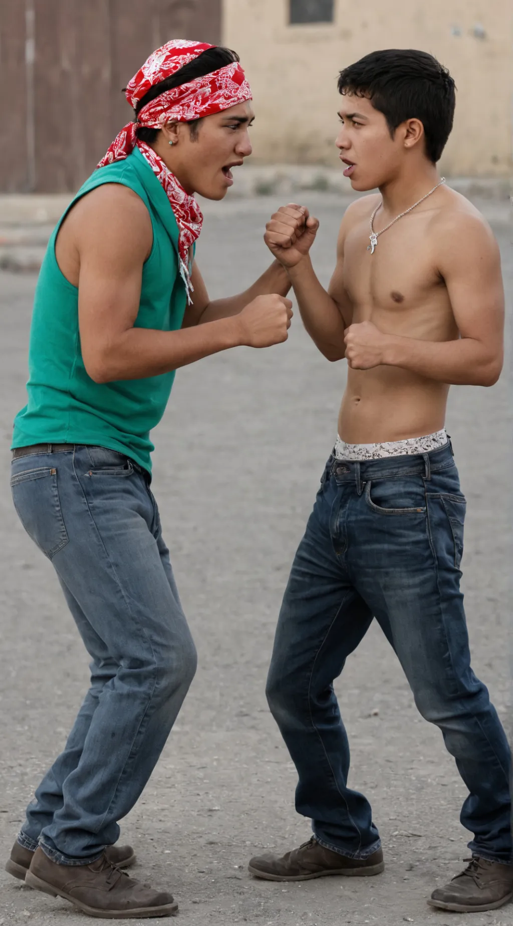 ai character: White in Juarez background