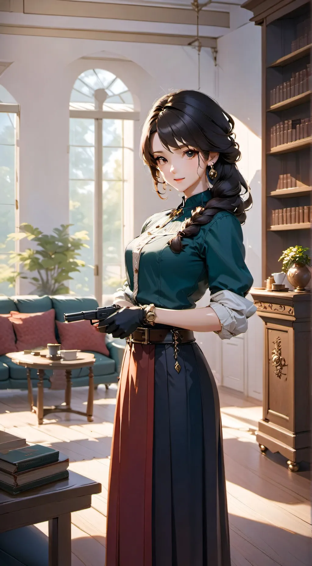 ai character: Alexis  background