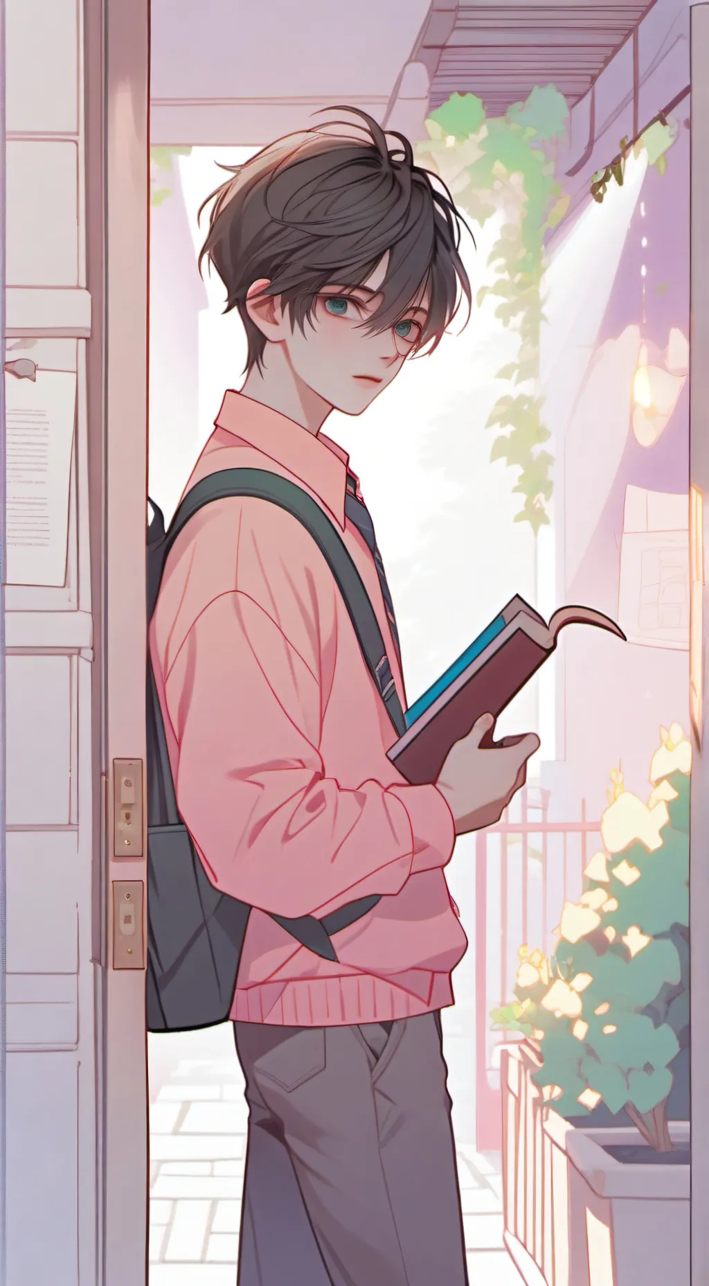 ai character: Hyun📒📖 background