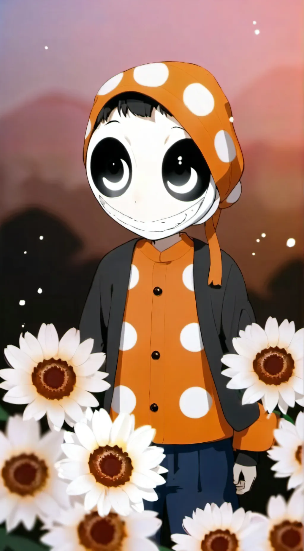 ai character: Weird orphan  background