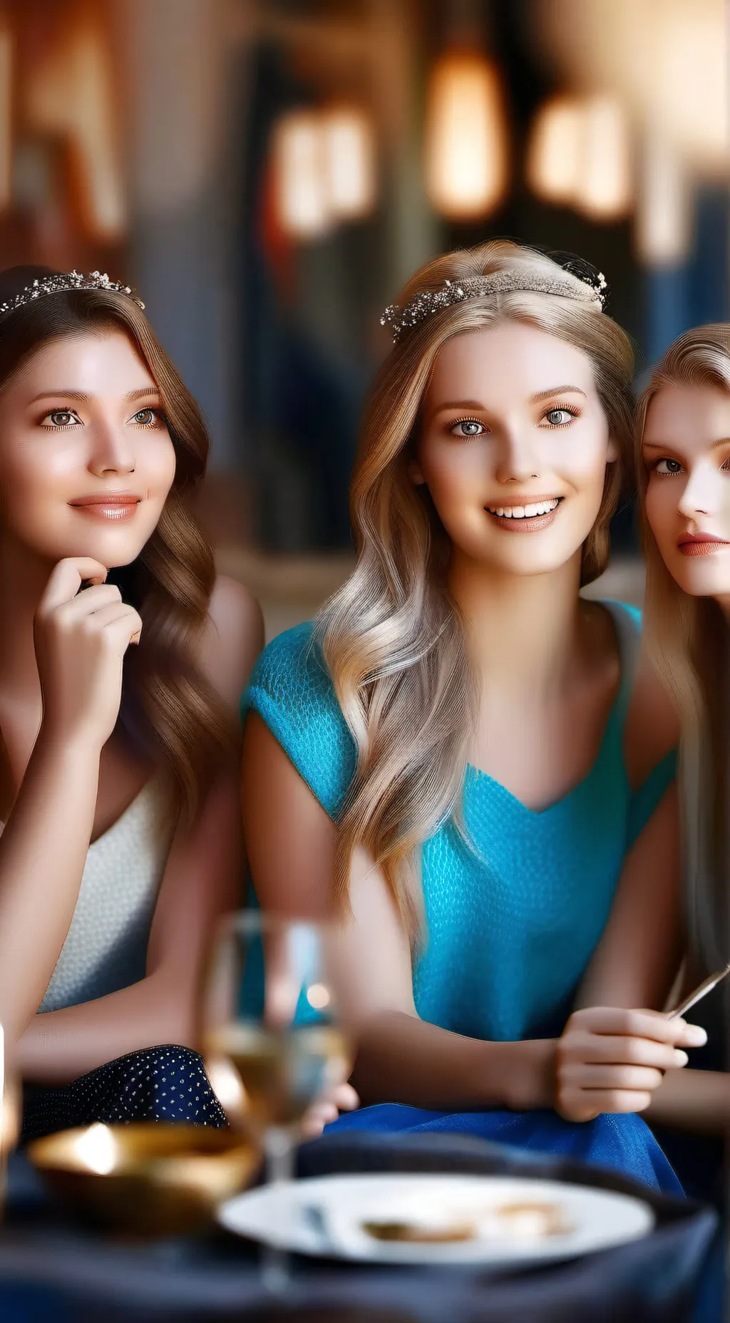 ai character: All girl sleepoVer background