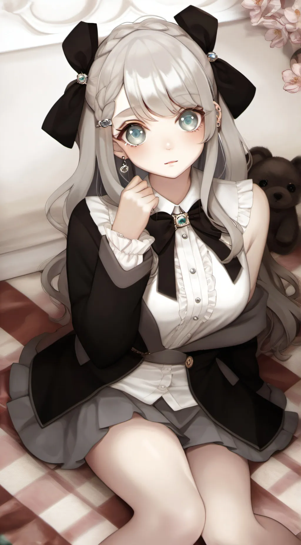 ai character: Janete Hailey Rose background