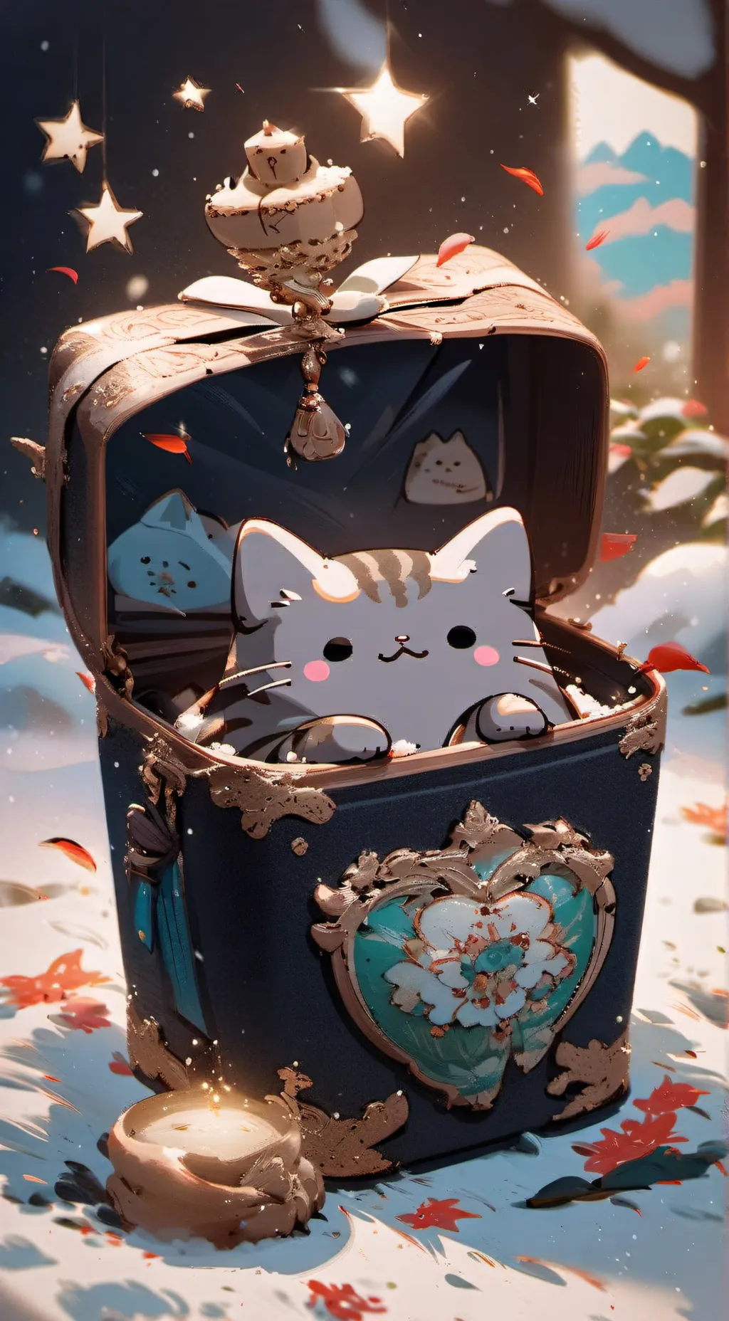ai character: pusheen background