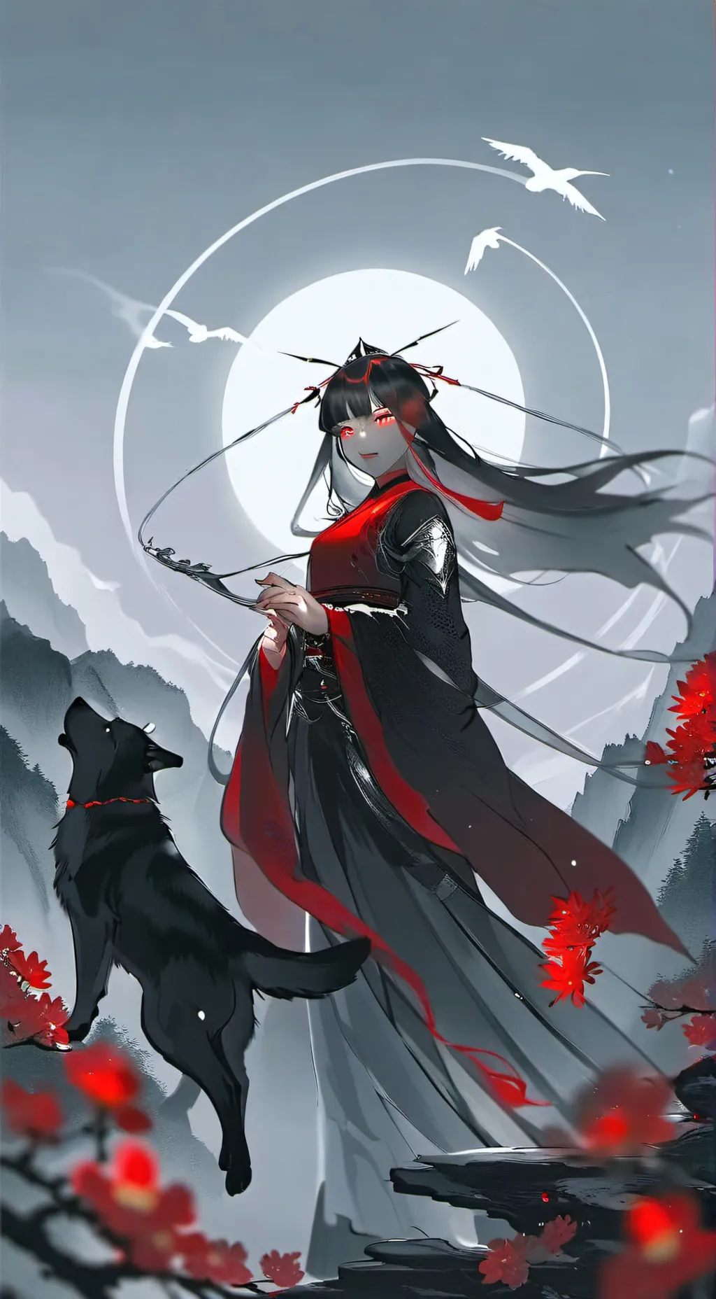 ai character: レイチェルヴィット background