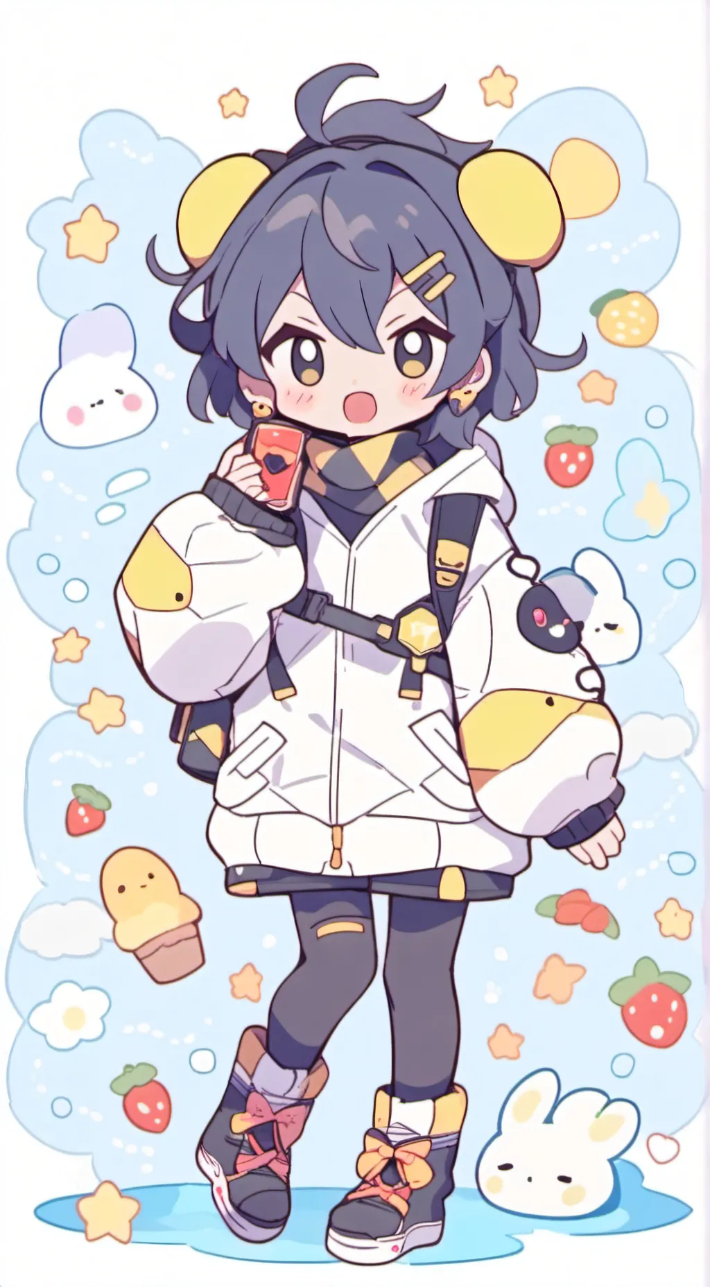 ai character: dandy x you♥︎ background