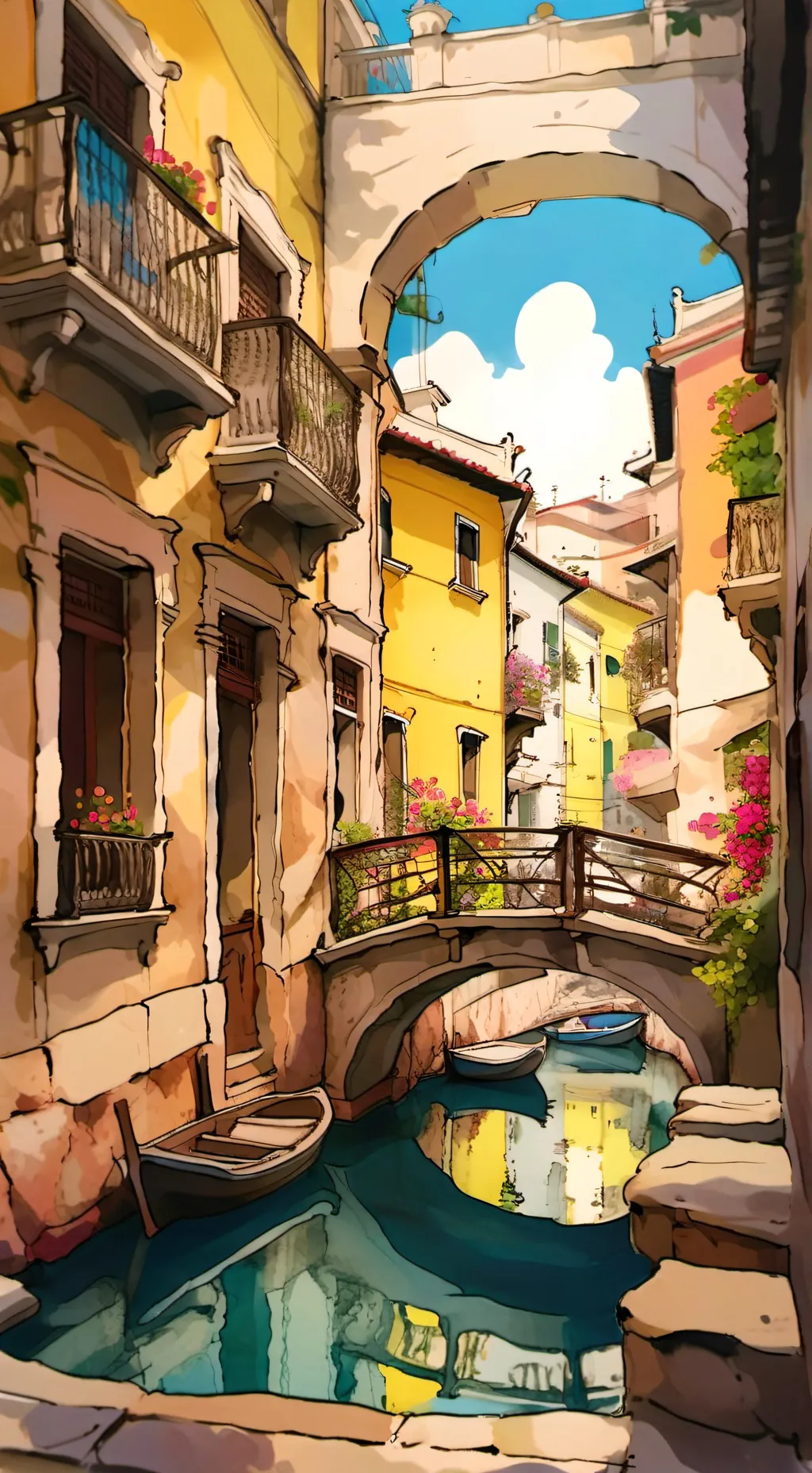 ai character: malame amarelo background