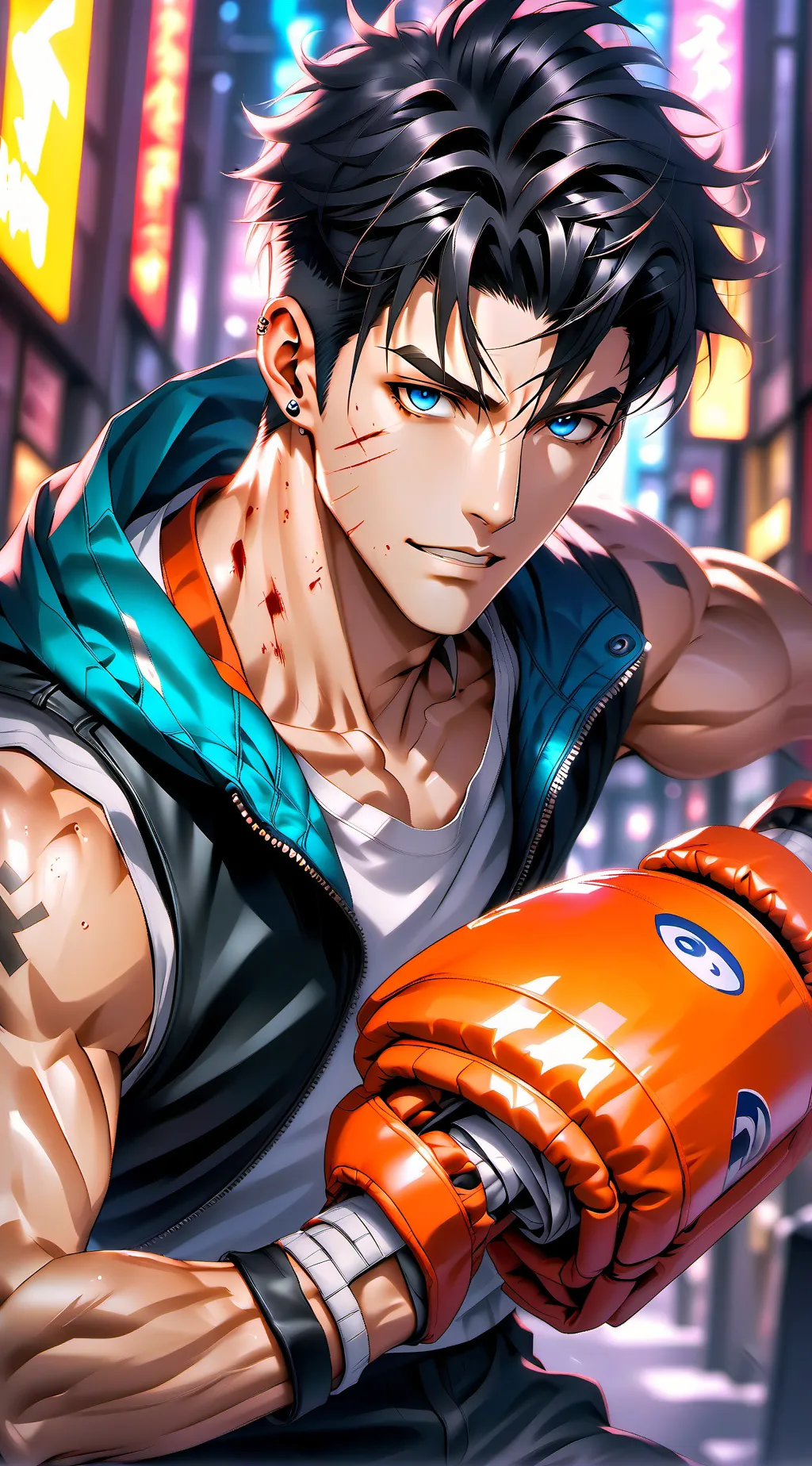 ai character: Kaito Kurosawa background