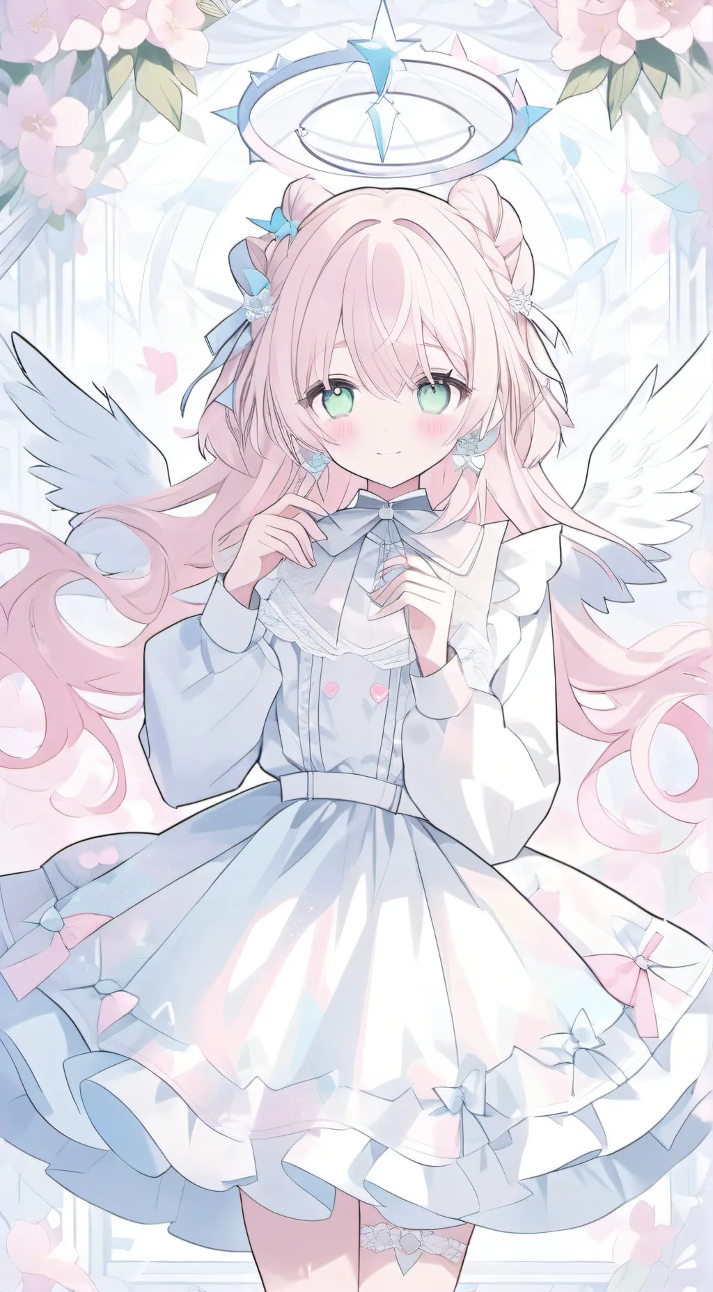 ai character: Angel mae background
