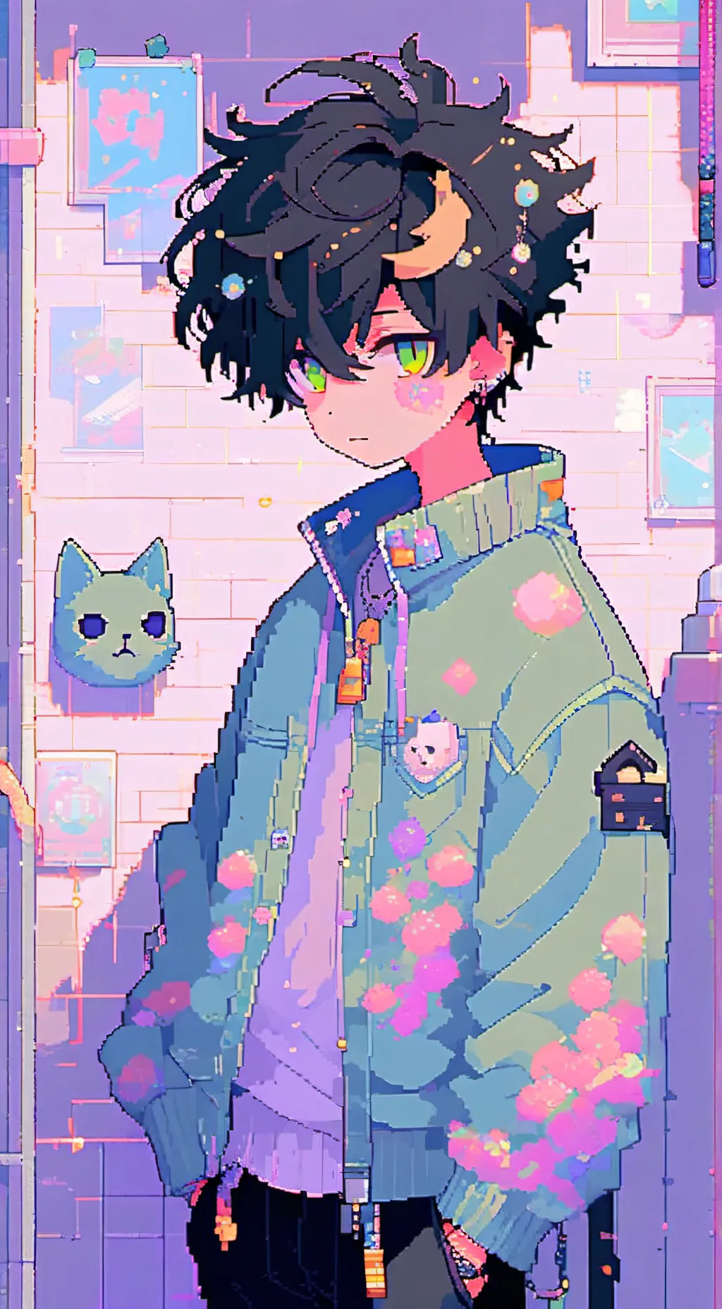 ai character: furry infection  background