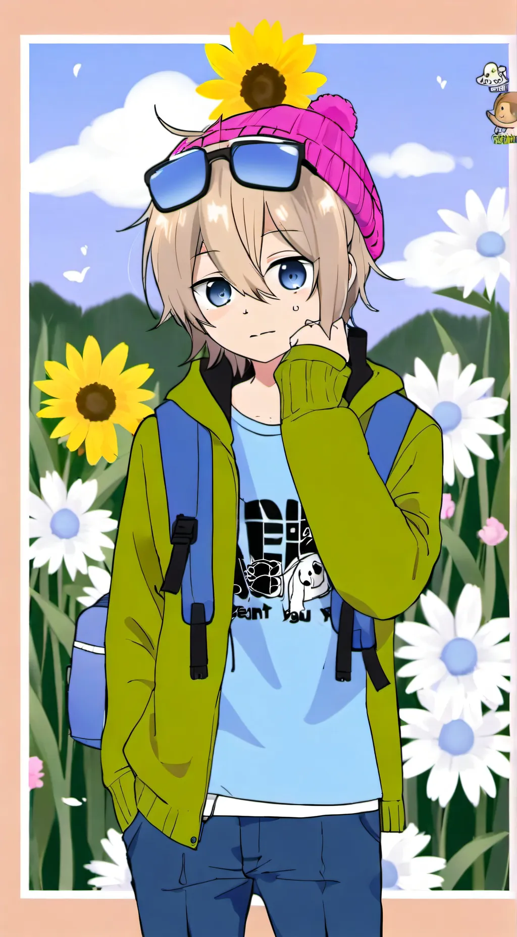 ai character: Leo background