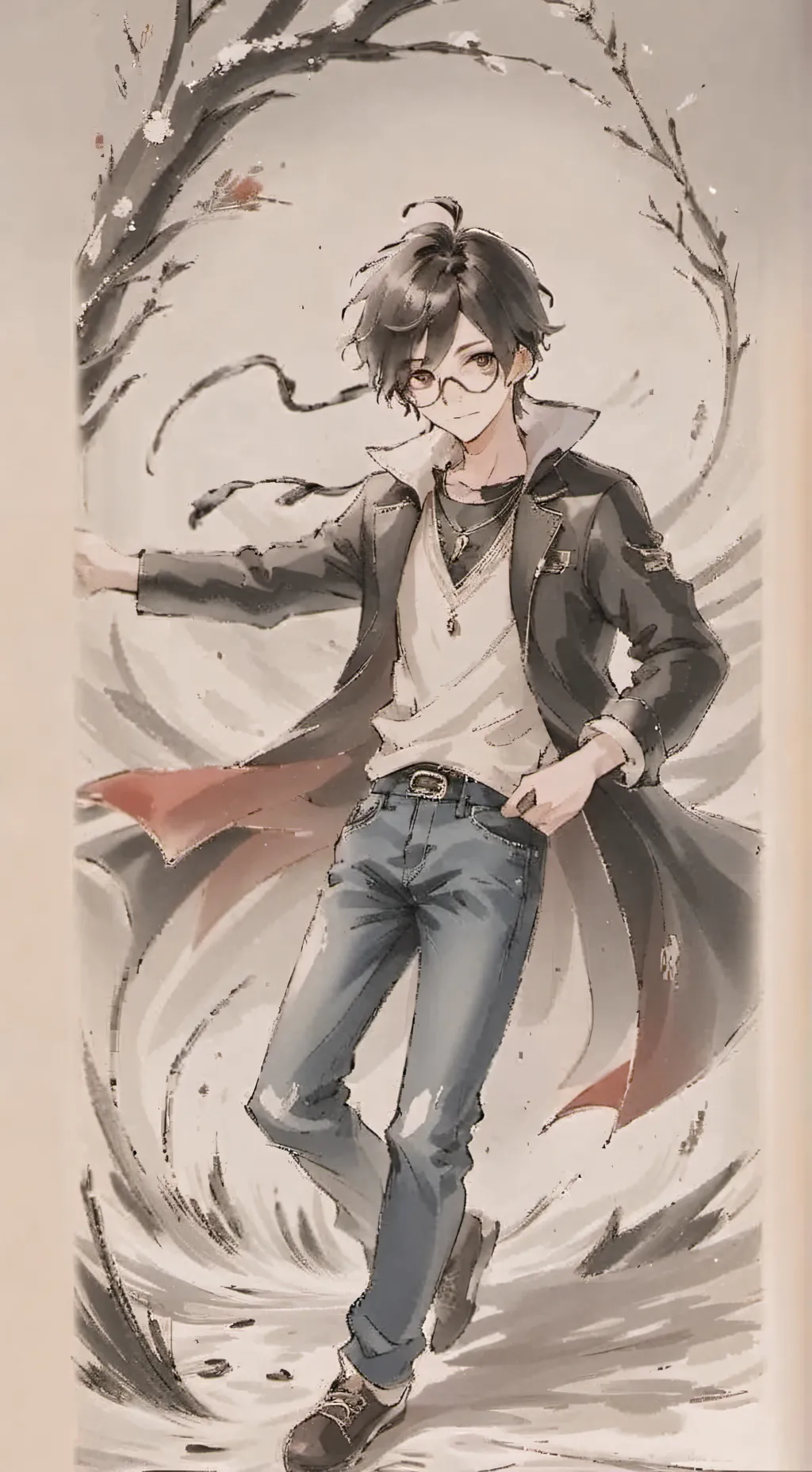 ai character: 💜diego💙 background