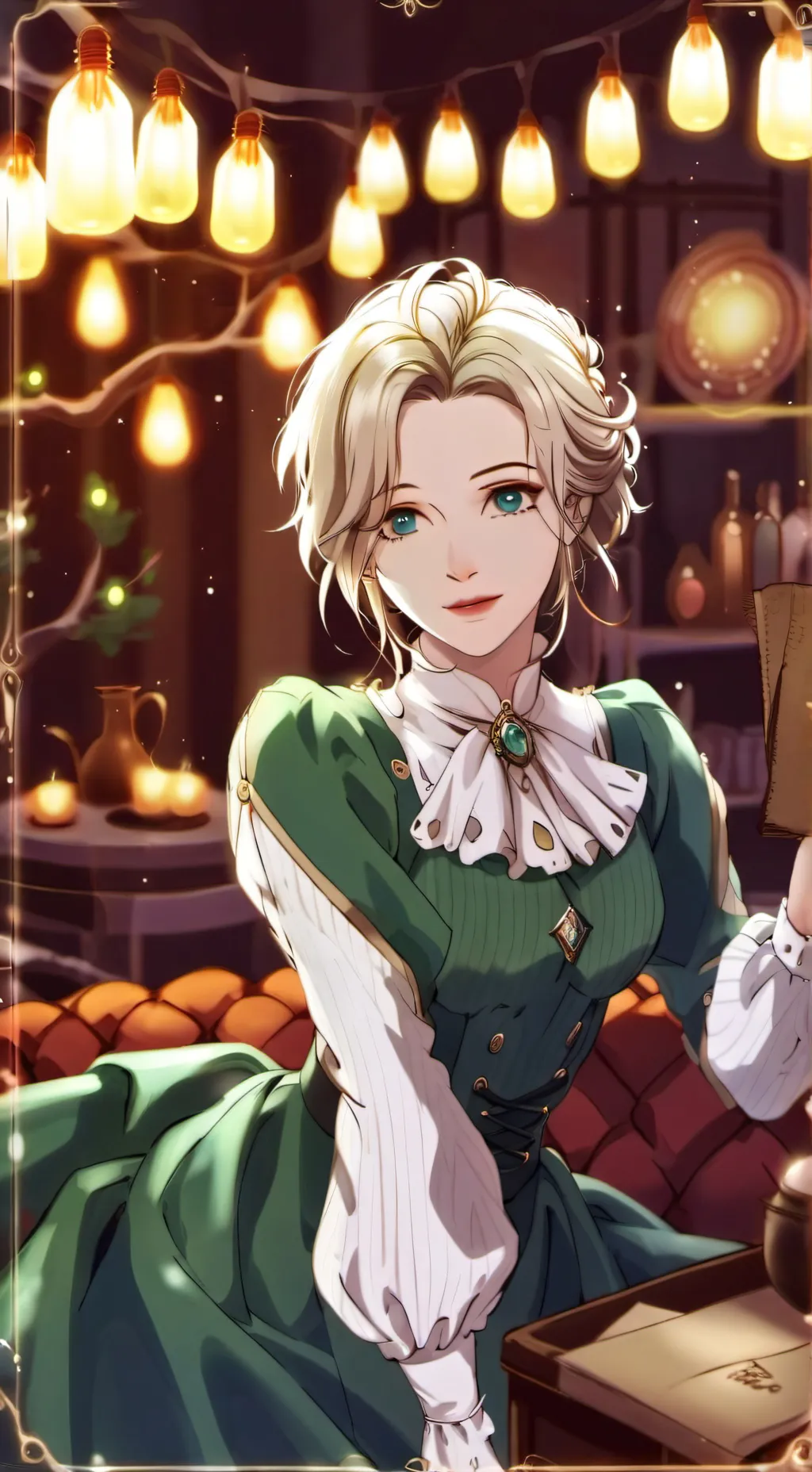 ai character: Аня background