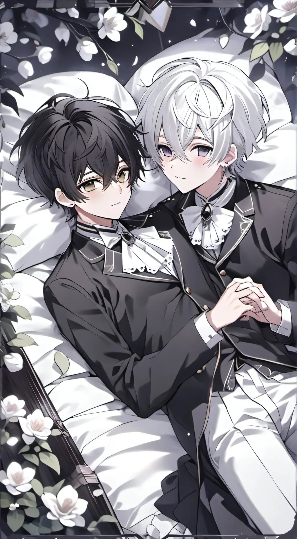 ai character: Саша и Ман background