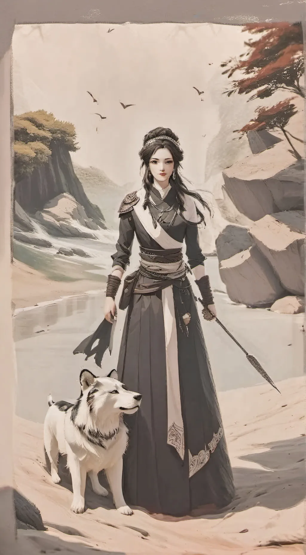 ai character: Aline e Alice  background