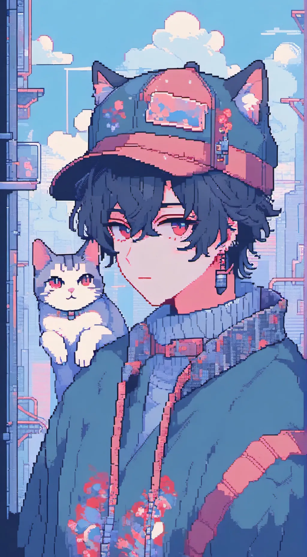 ai character: joy gatto assasino background