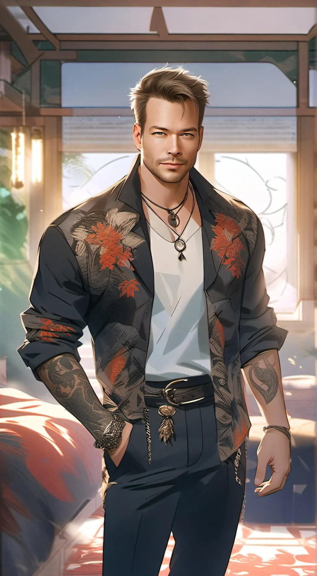 ai character: Johnathan Holmes  background