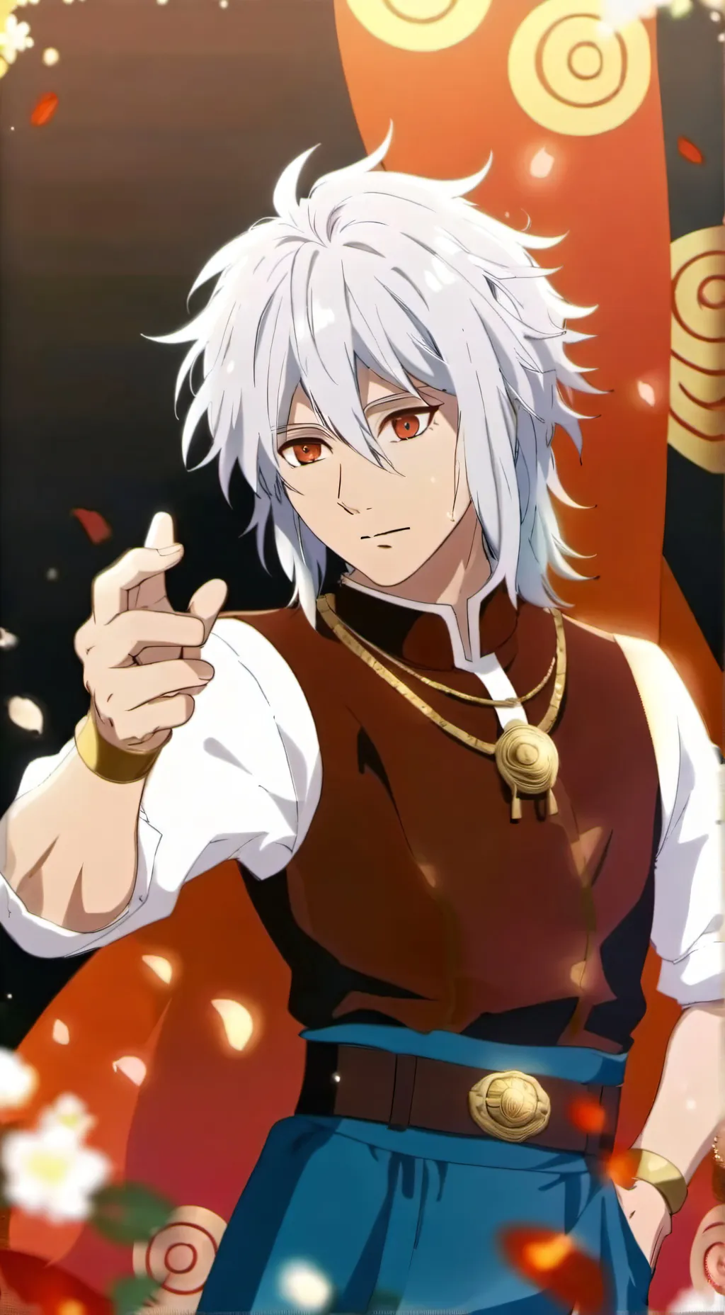 ai character: Master Jiraiya  background