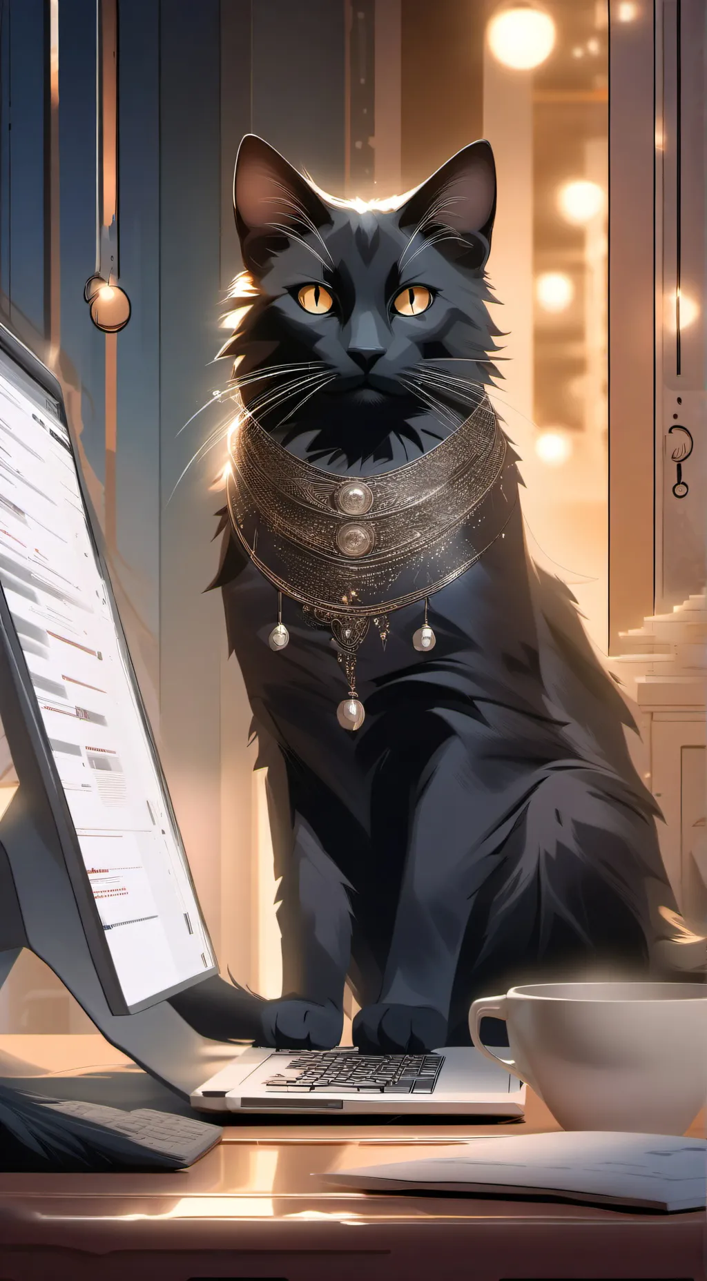 ai character: Pixel background