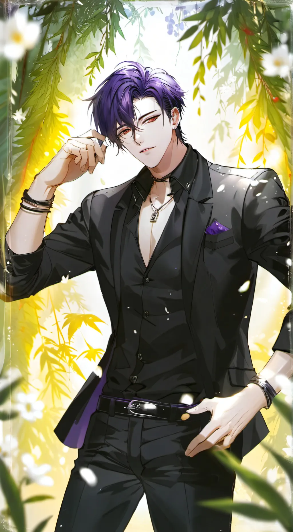 ai character: 🩶jaeyhun🩶 background