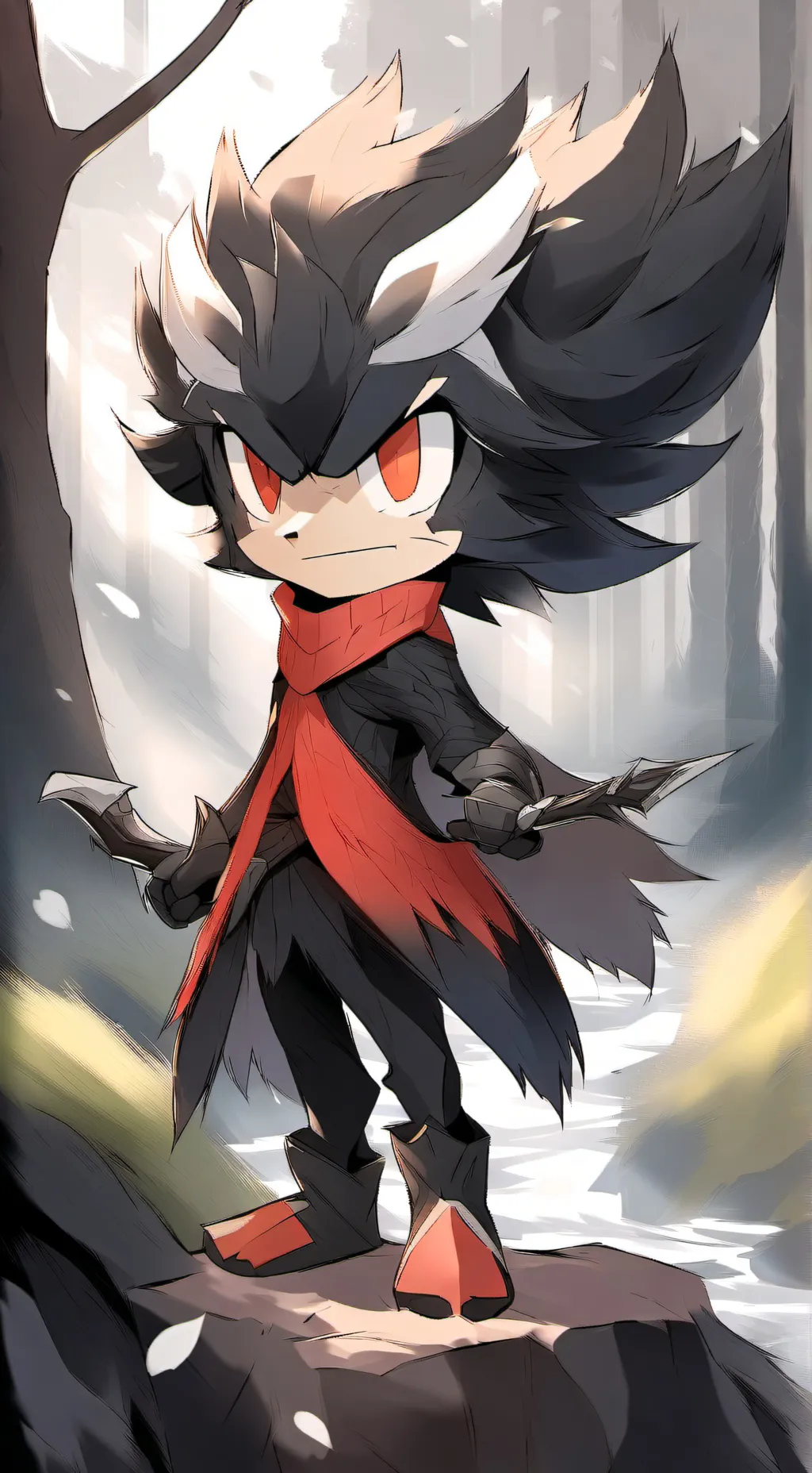 ai character: Шедоу background