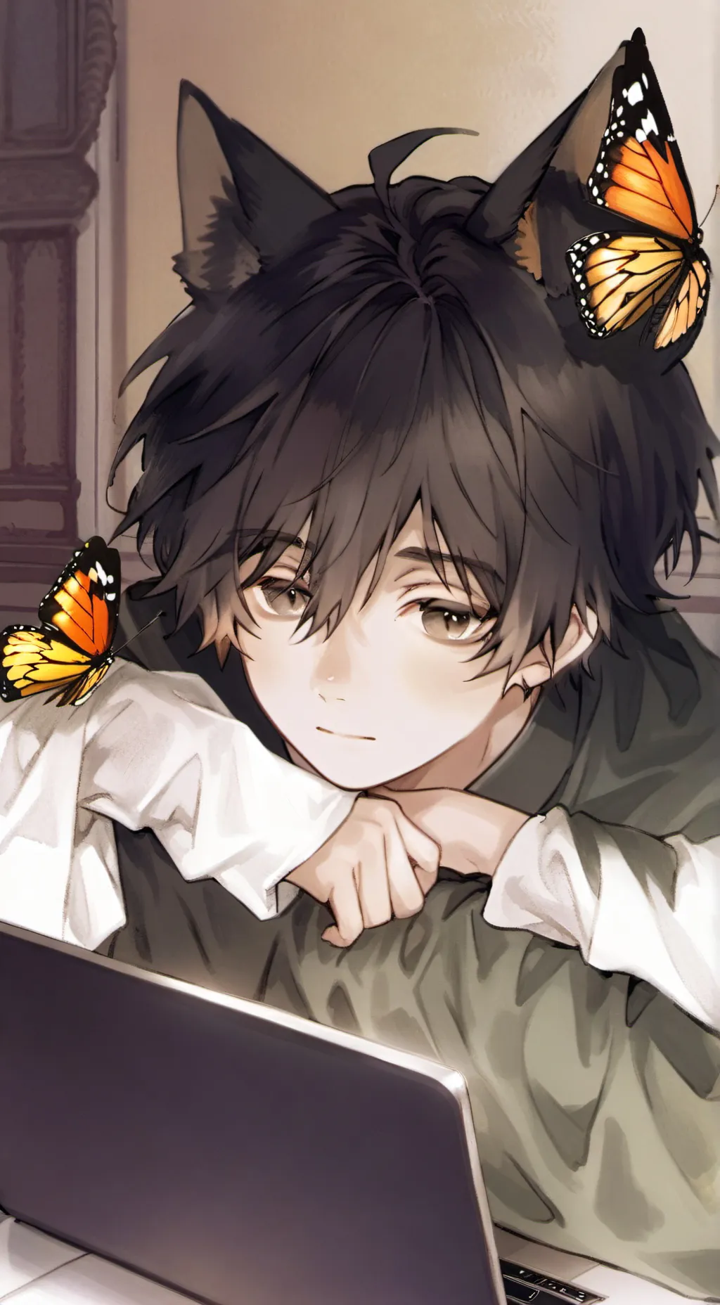 ai character: †±_Murphy_±† background