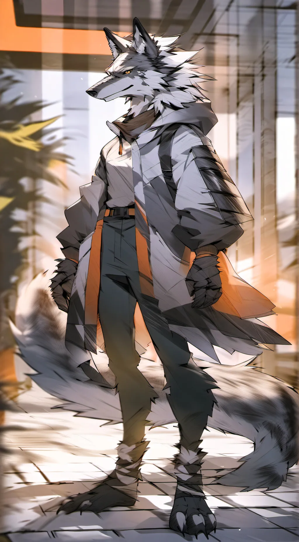 ai character: Metro  background