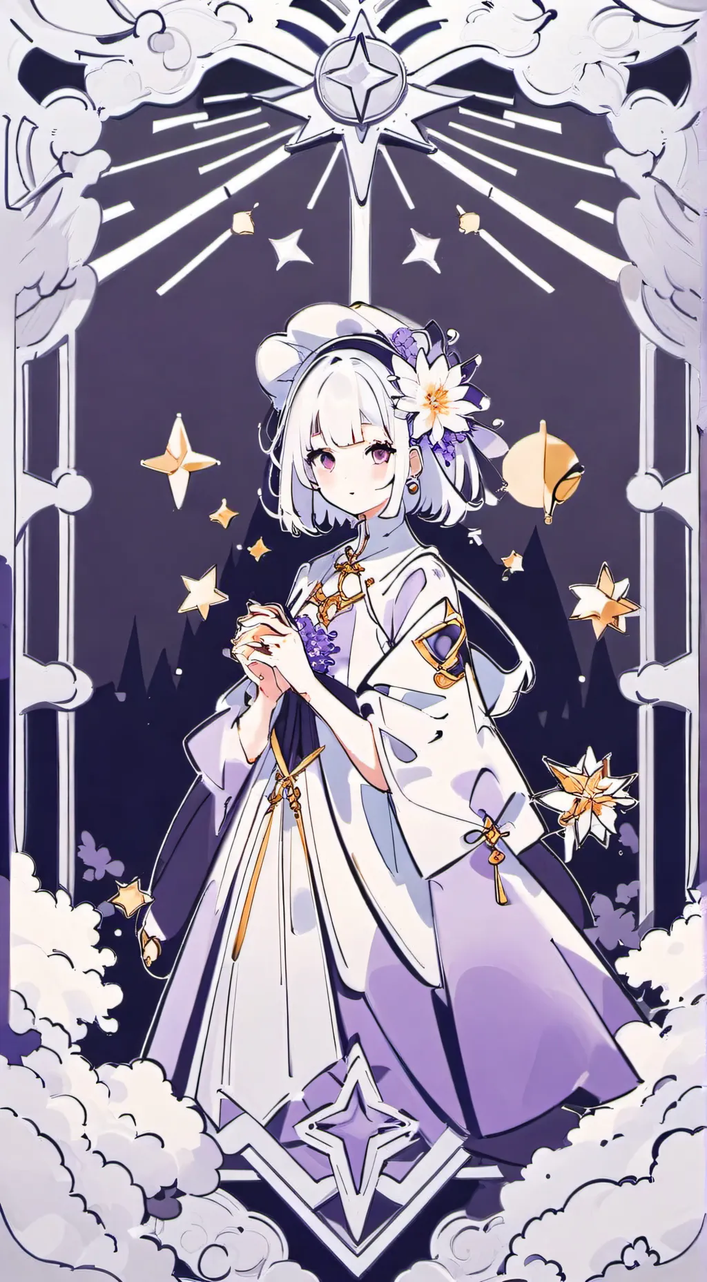 ai character: yuna background