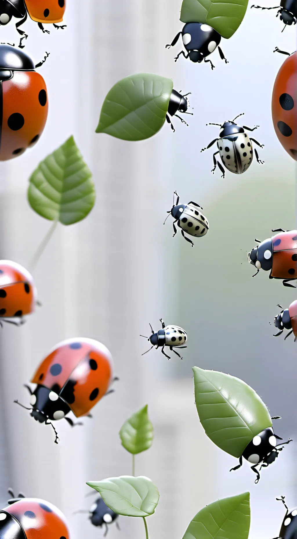 ai character: ladybird/ladybug background