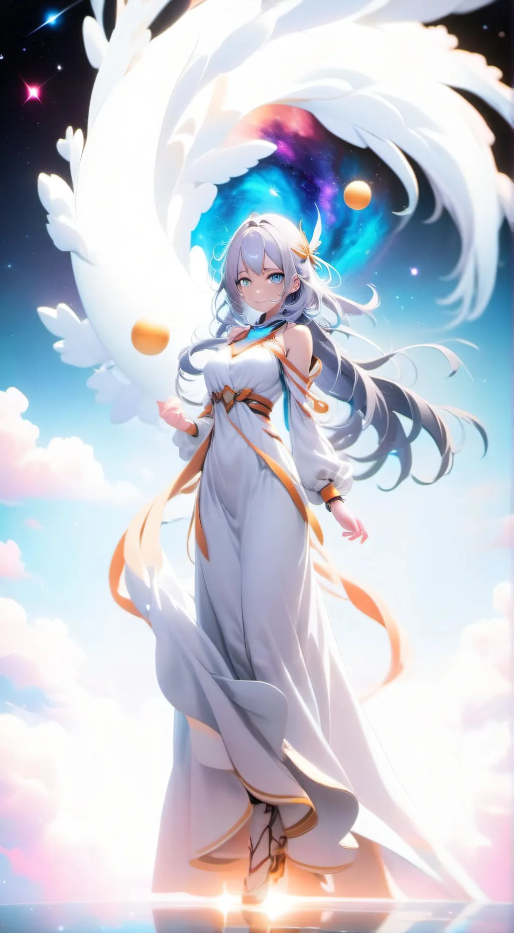 ai character: luna  background