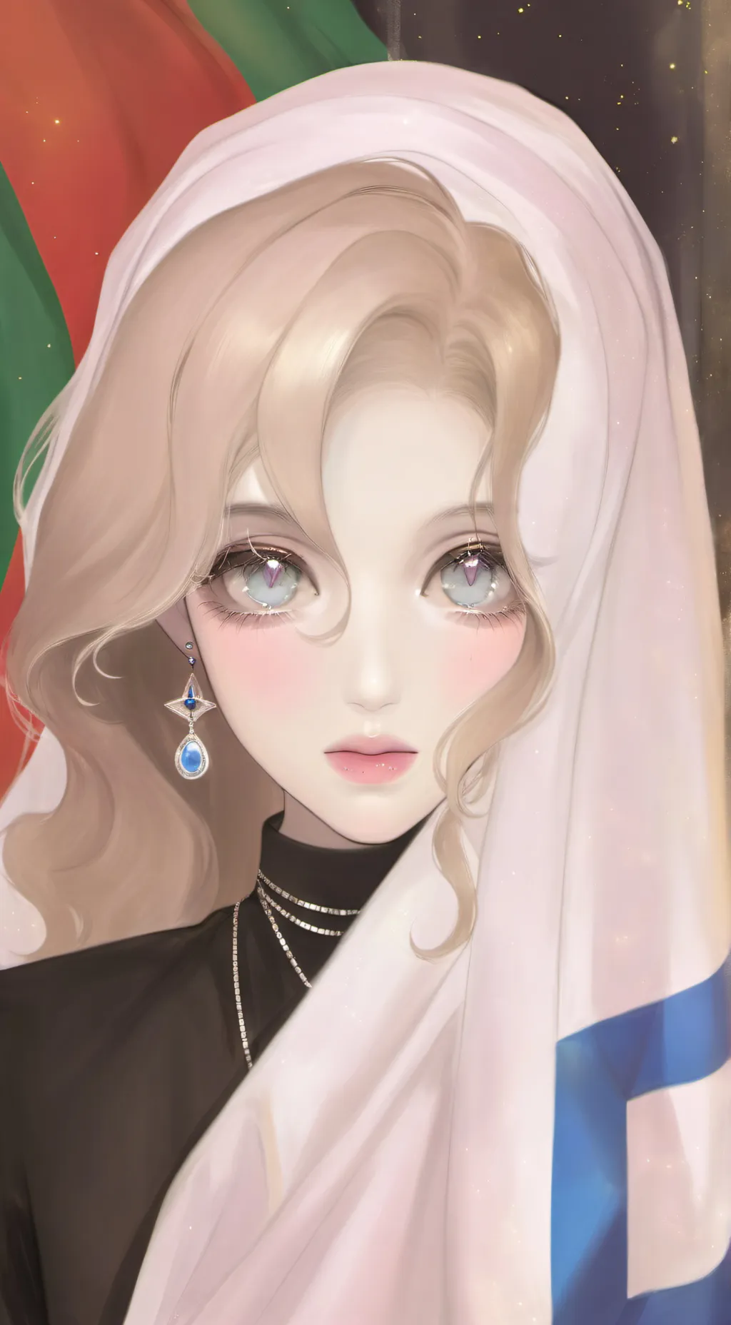 ai character: Israel x Palestine background