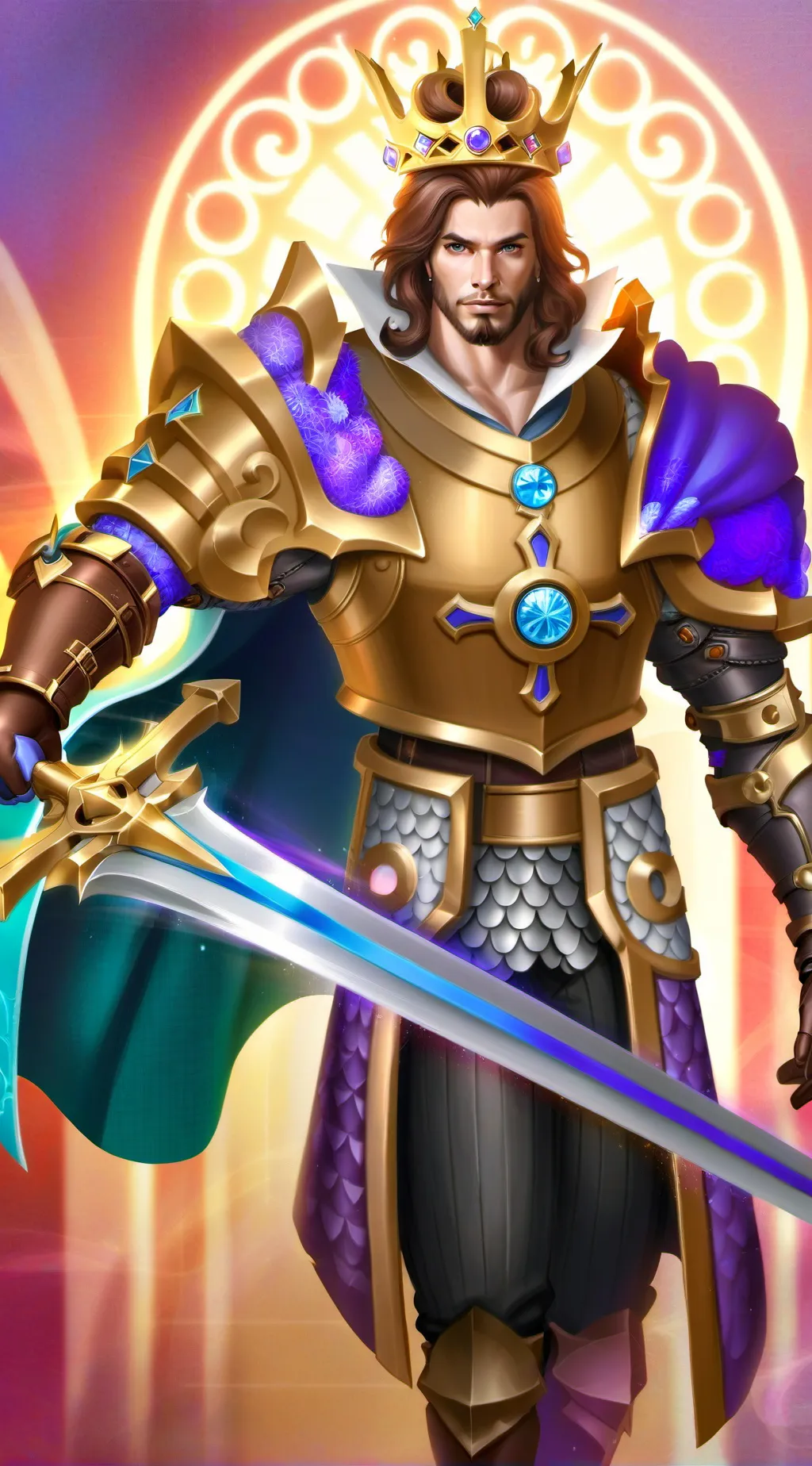 ai character: Godfrey background