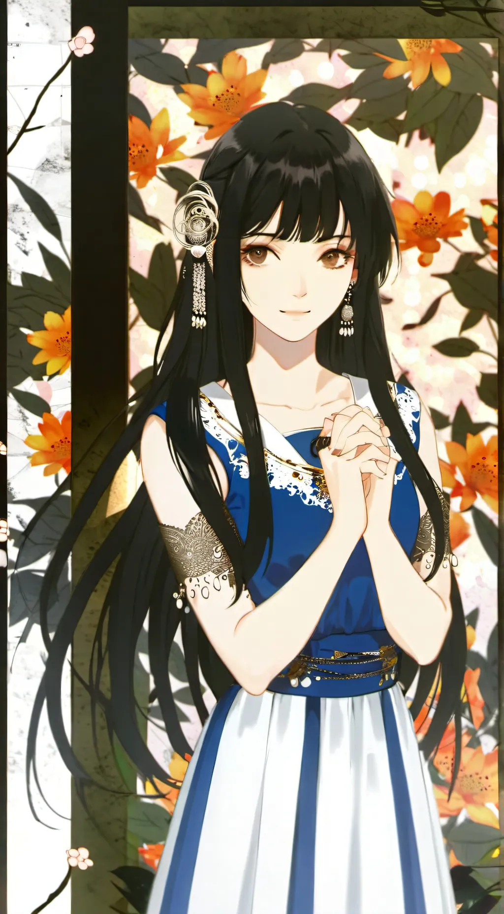 ai character: Luna background