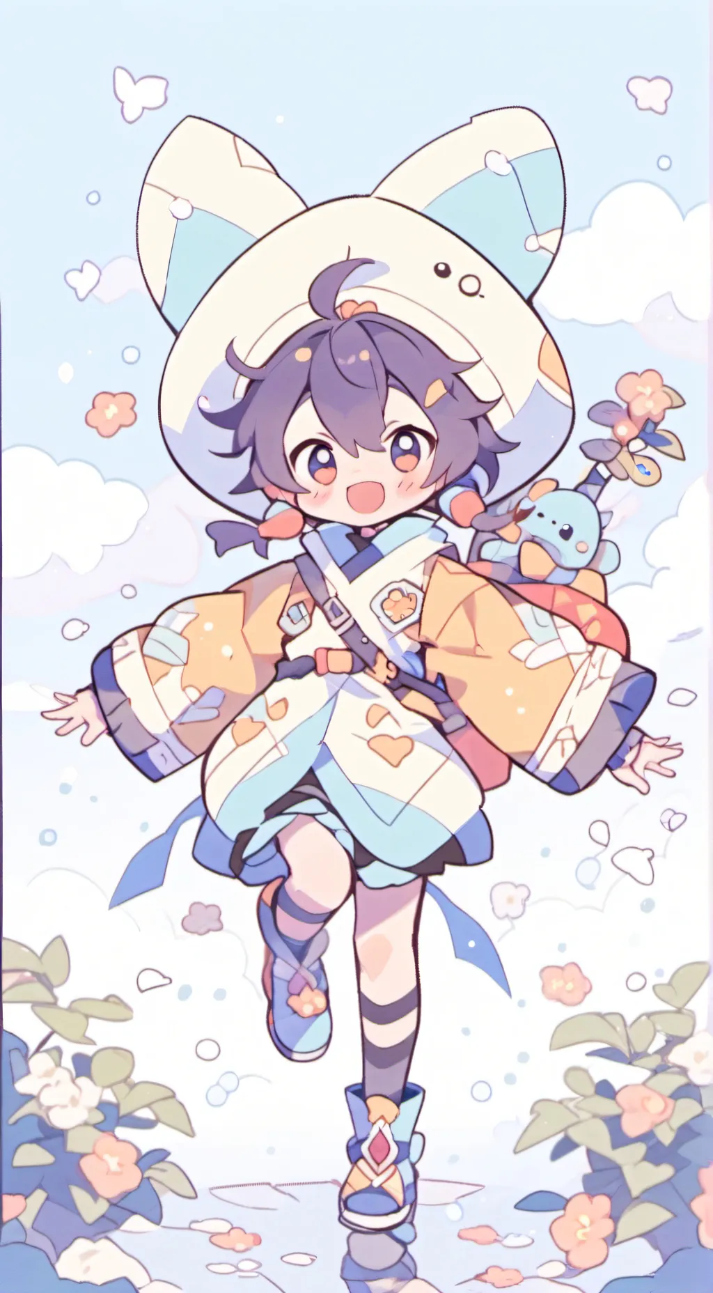 ai character: pick me mha background